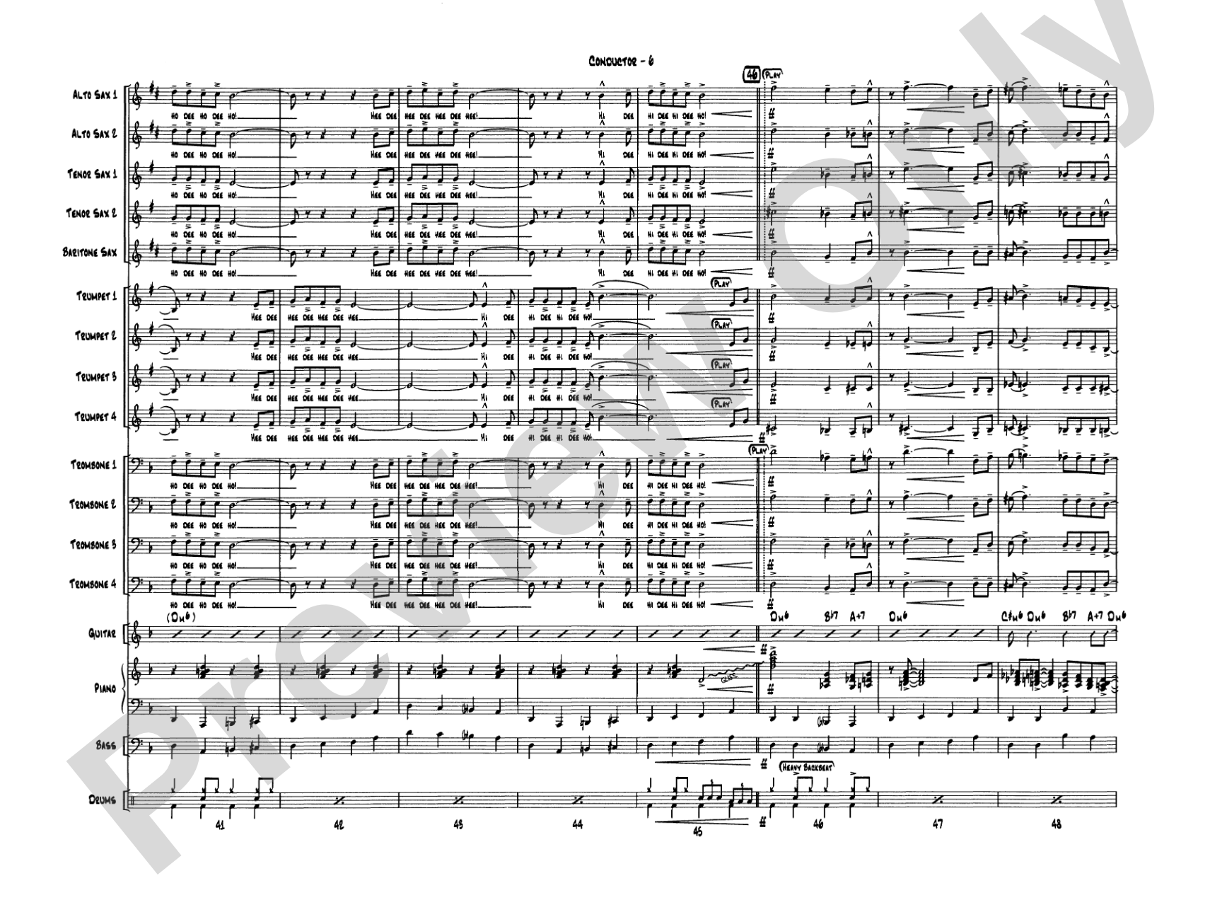 Minnie the Moocher: Score