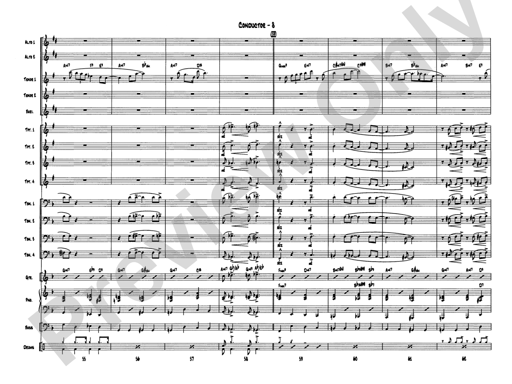 Let It Snow! Let It Snow! Let It Snow!: Jazz Ensemble Conductor Score & Parts