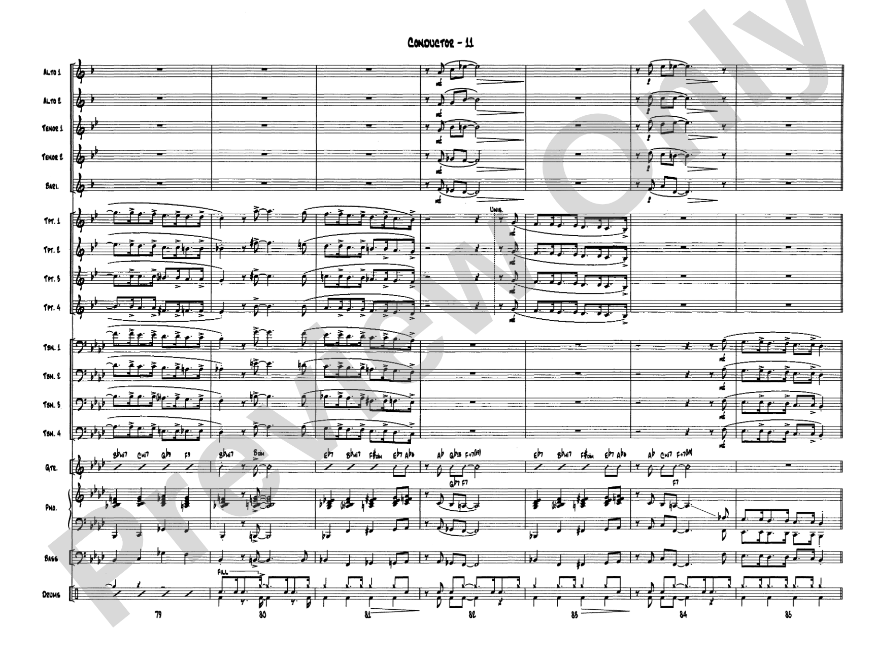 Let It Snow! Let It Snow! Let It Snow!: Jazz Ensemble Conductor Score & Parts