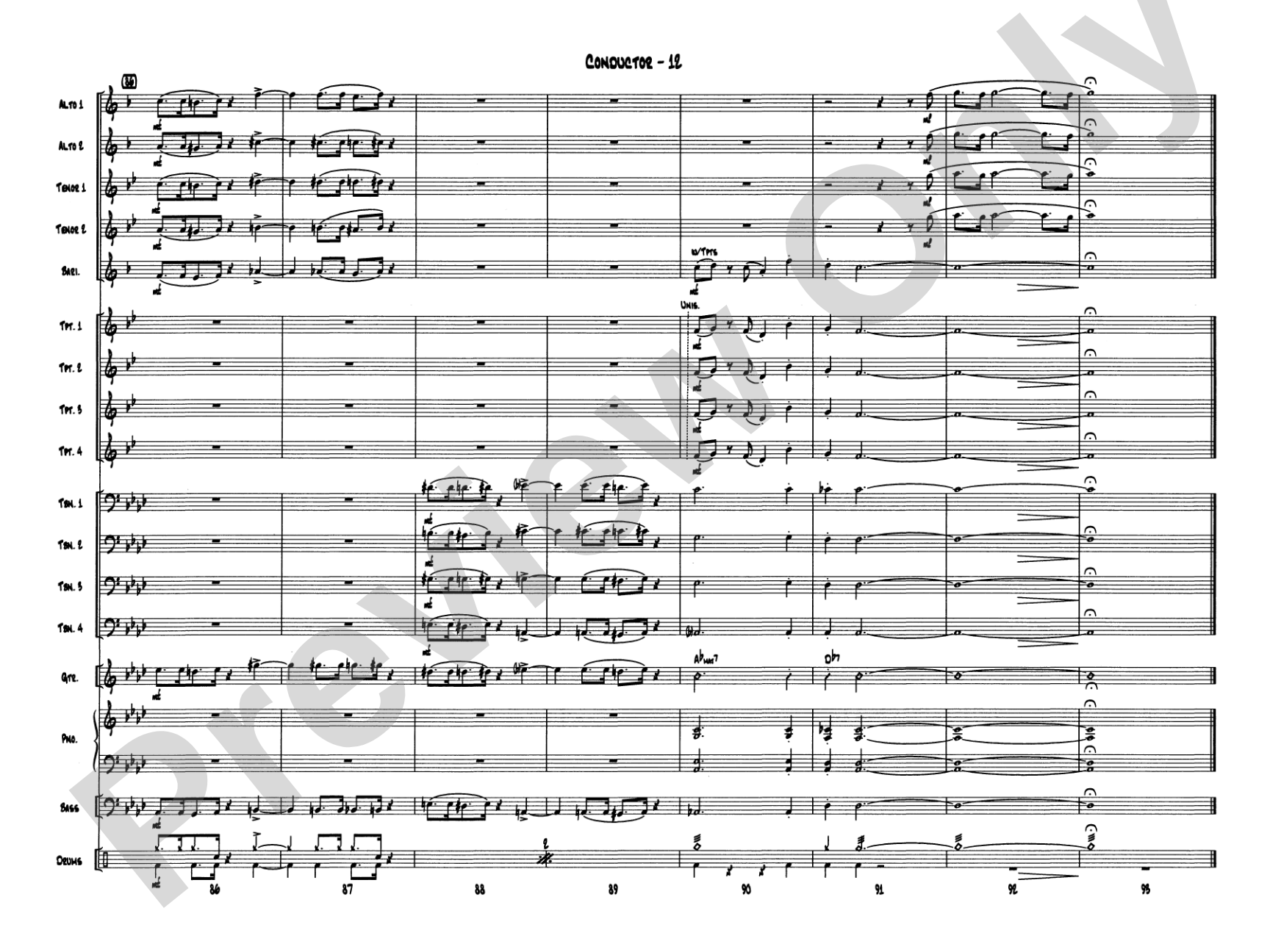 Let It Snow! Let It Snow! Let It Snow!: Jazz Ensemble Conductor Score & Parts