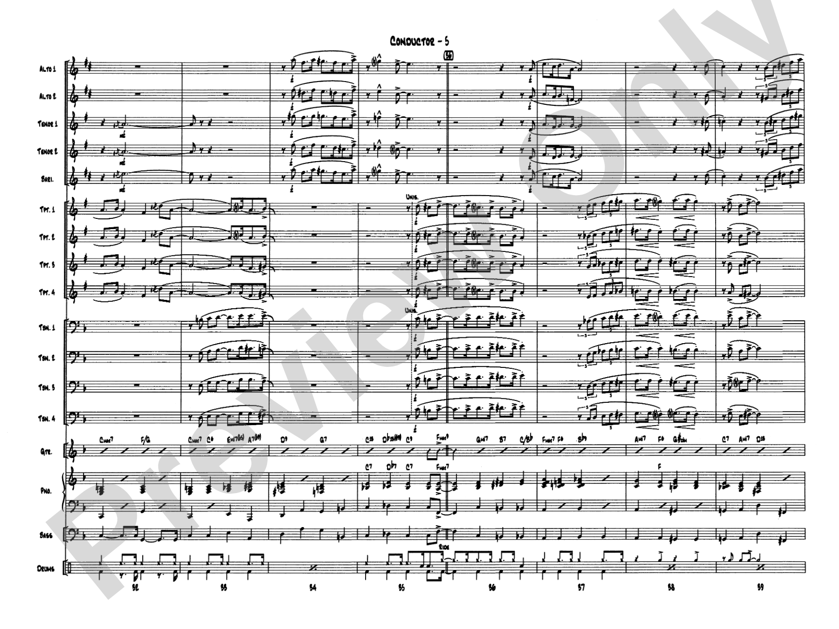 Let It Snow! Let It Snow! Let It Snow!: Jazz Ensemble Conductor Score & Parts