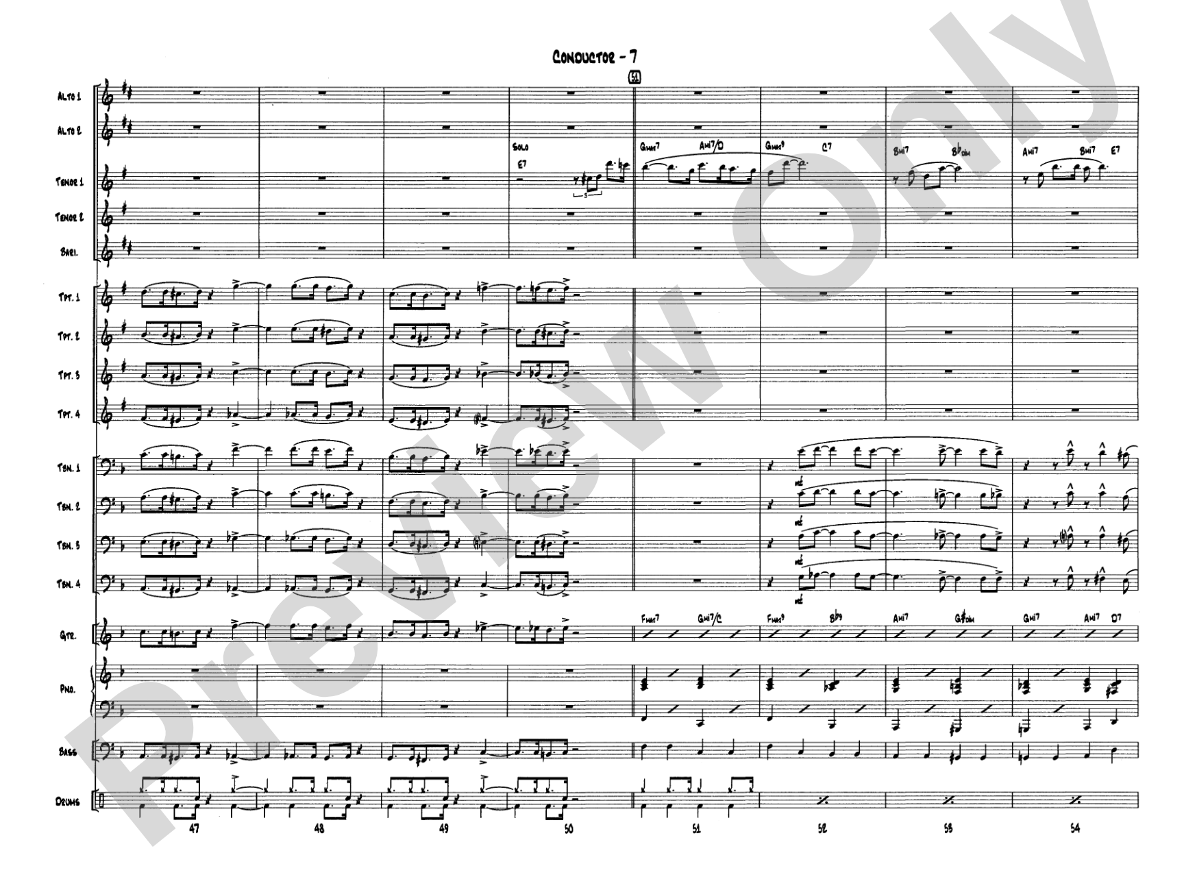 Let It Snow! Let It Snow! Let It Snow!: Jazz Ensemble Conductor Score & Parts
