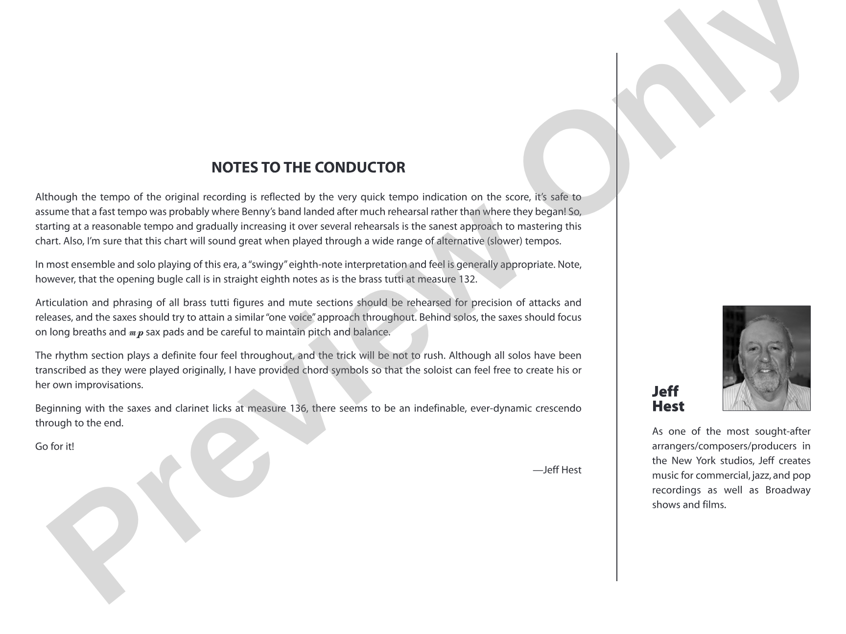 Bugle Call Rag: Jazz Ensemble Conductor Score & Parts