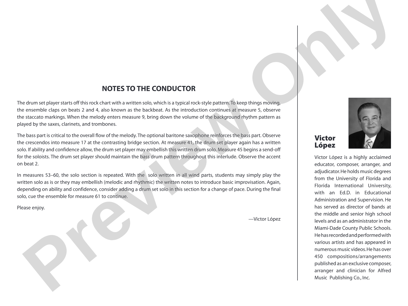 Rock the House: Jazz Ensemble Conductor Score & Parts