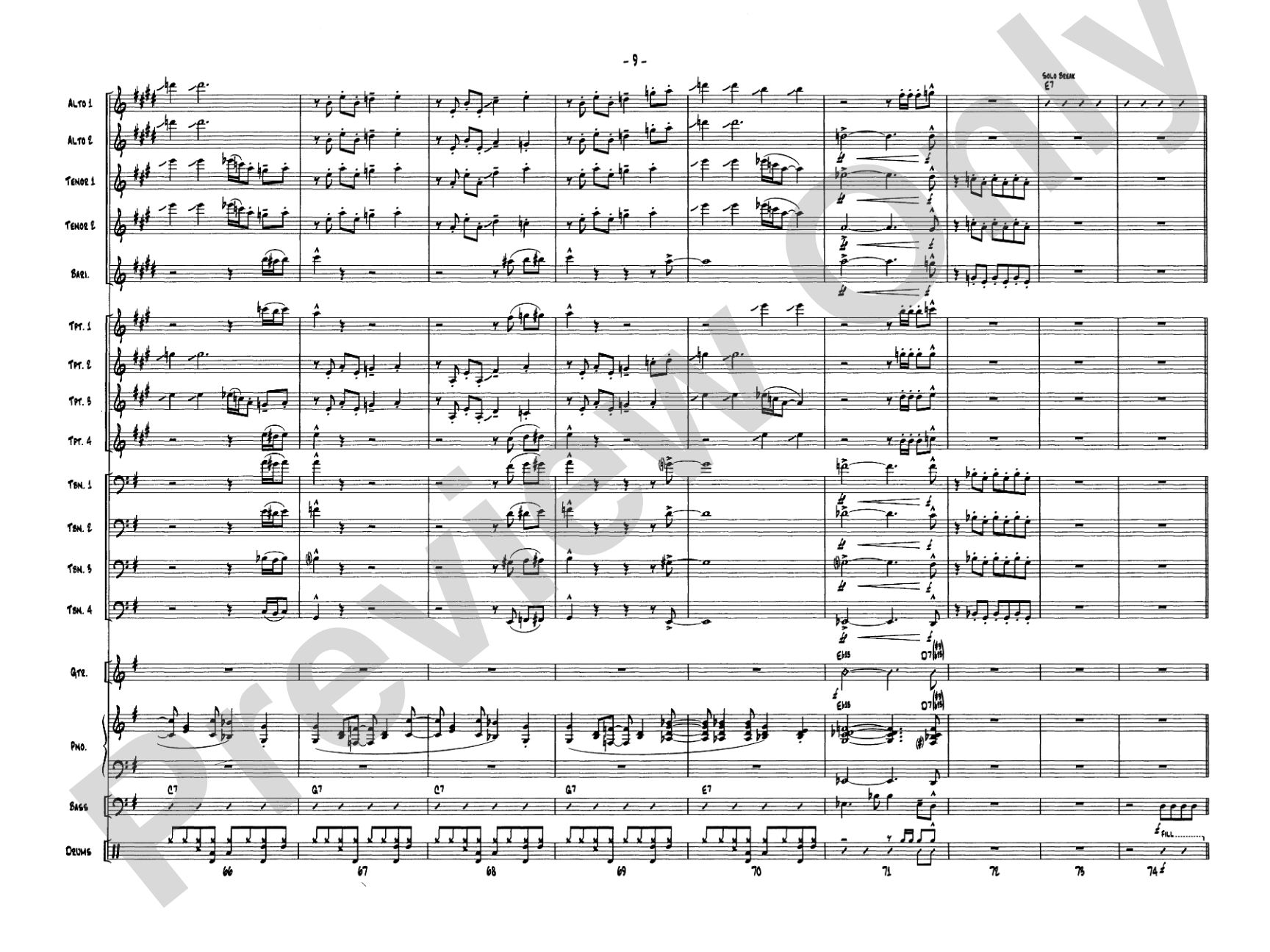 One Mint Julep: Jazz Ensemble Conductor Score & Parts