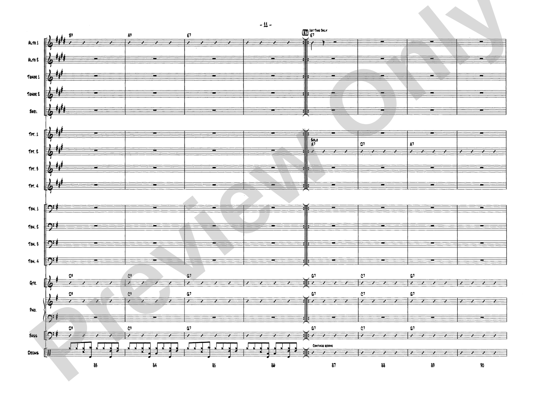 One Mint Julep: Jazz Ensemble Conductor Score & Parts