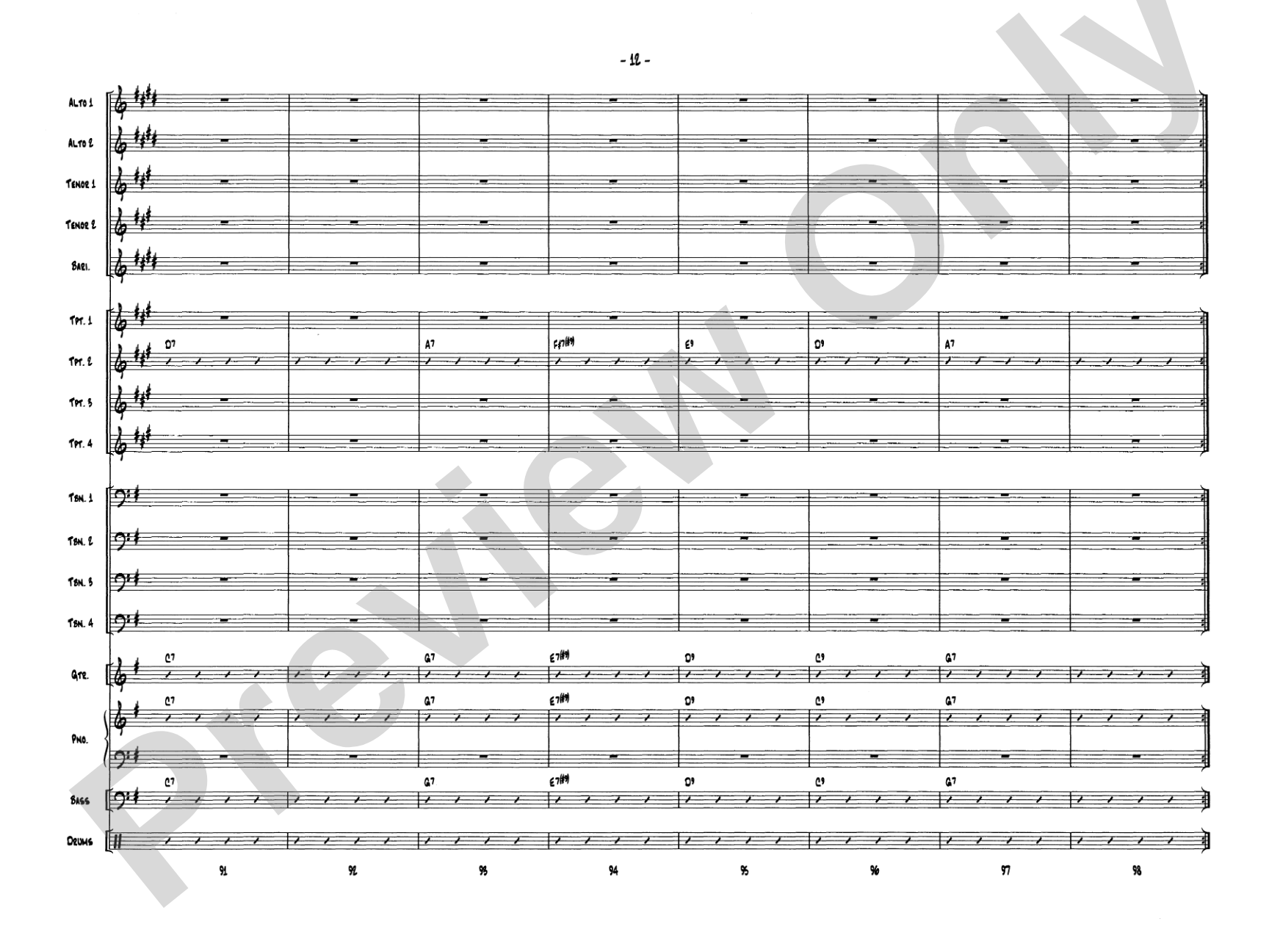 One Mint Julep: Jazz Ensemble Conductor Score & Parts