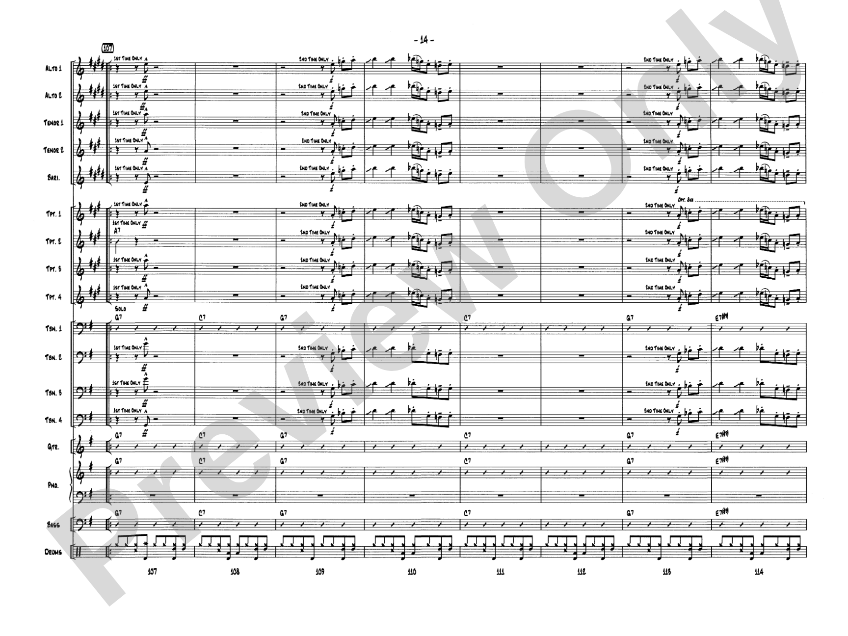 One Mint Julep: Jazz Ensemble Conductor Score & Parts