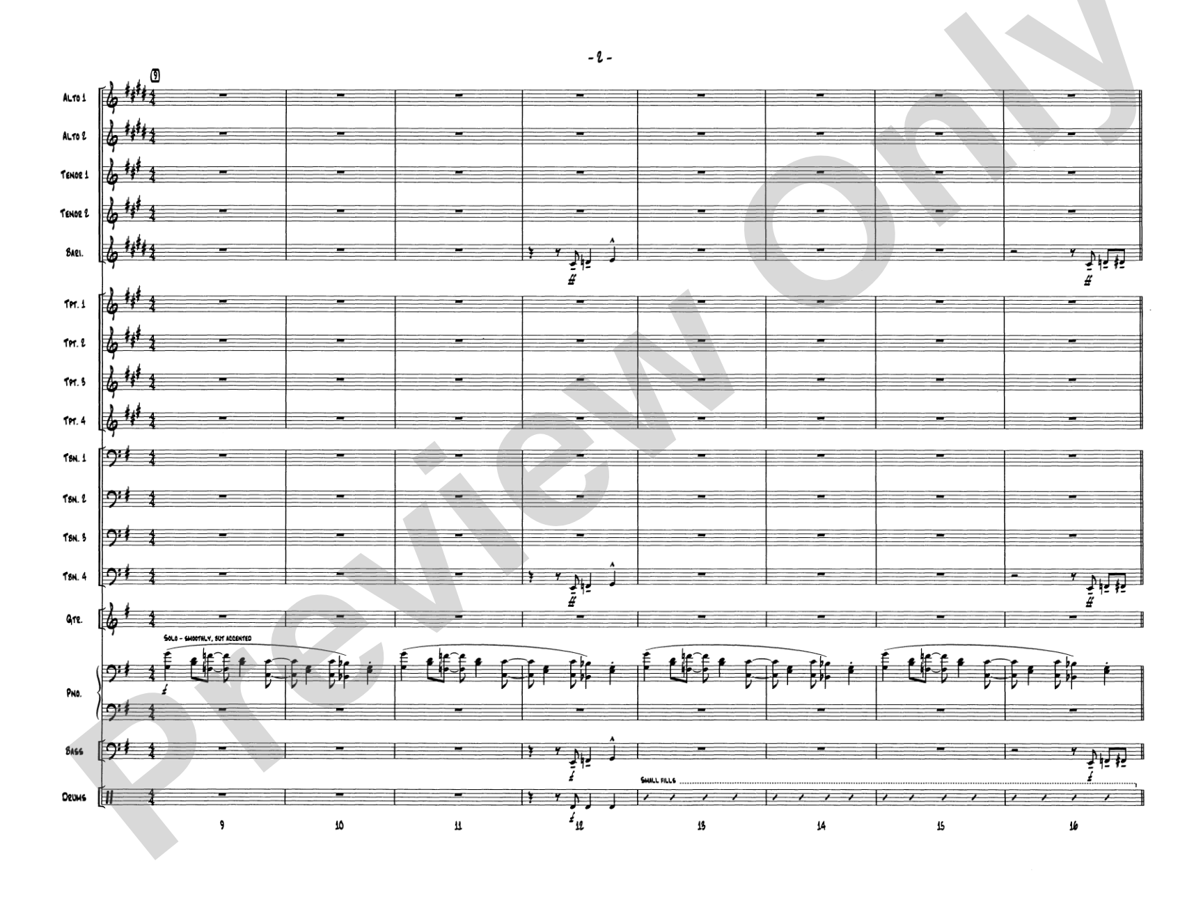 One Mint Julep: Jazz Ensemble Conductor Score & Parts