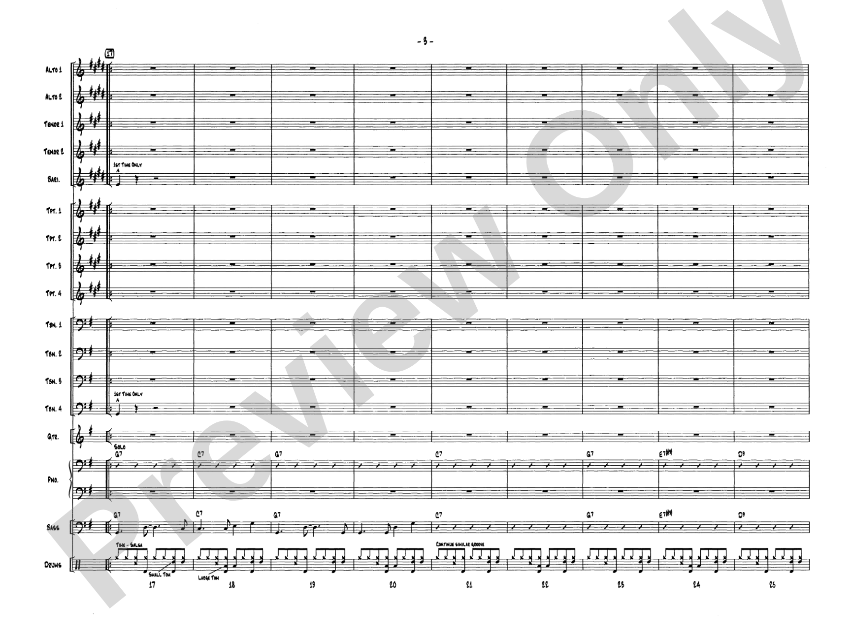 One Mint Julep: Jazz Ensemble Conductor Score & Parts