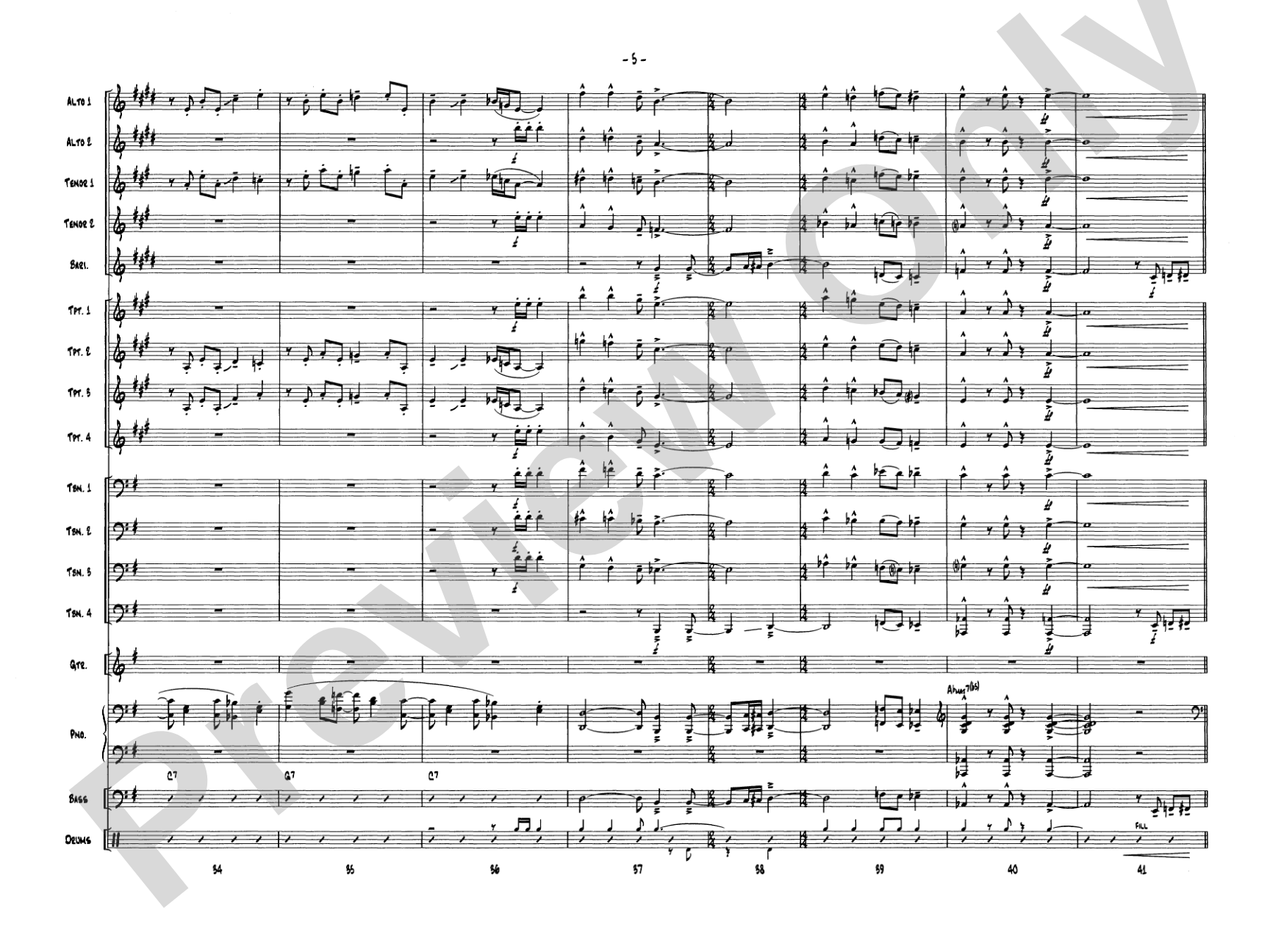 One Mint Julep: Jazz Ensemble Conductor Score & Parts
