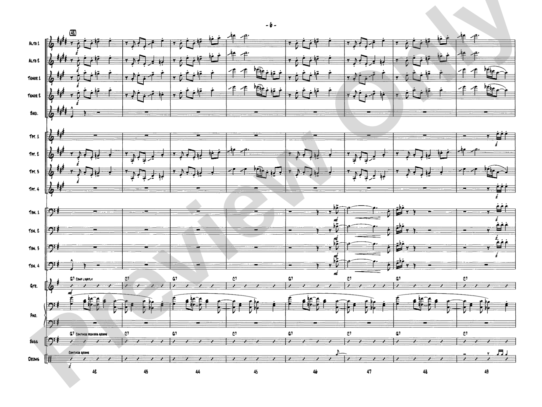 One Mint Julep: Jazz Ensemble Conductor Score & Parts