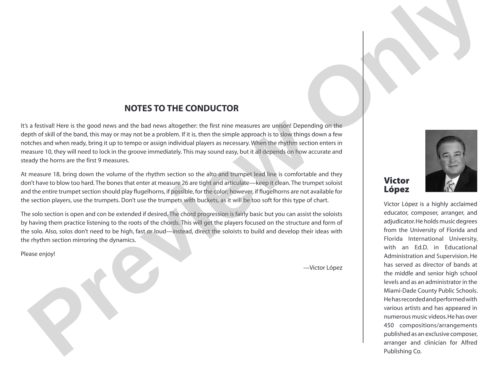 Fiesta Bahia: Jazz Ensemble Conductor Score & Parts
