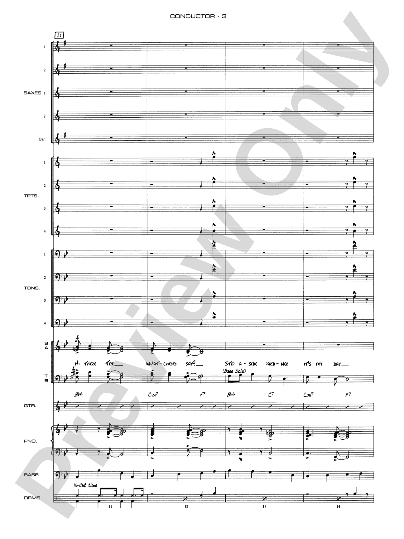 Chattanooga Choo Choo: Vocal Solo with Jazz Ensemble Conductor Score & Parts
