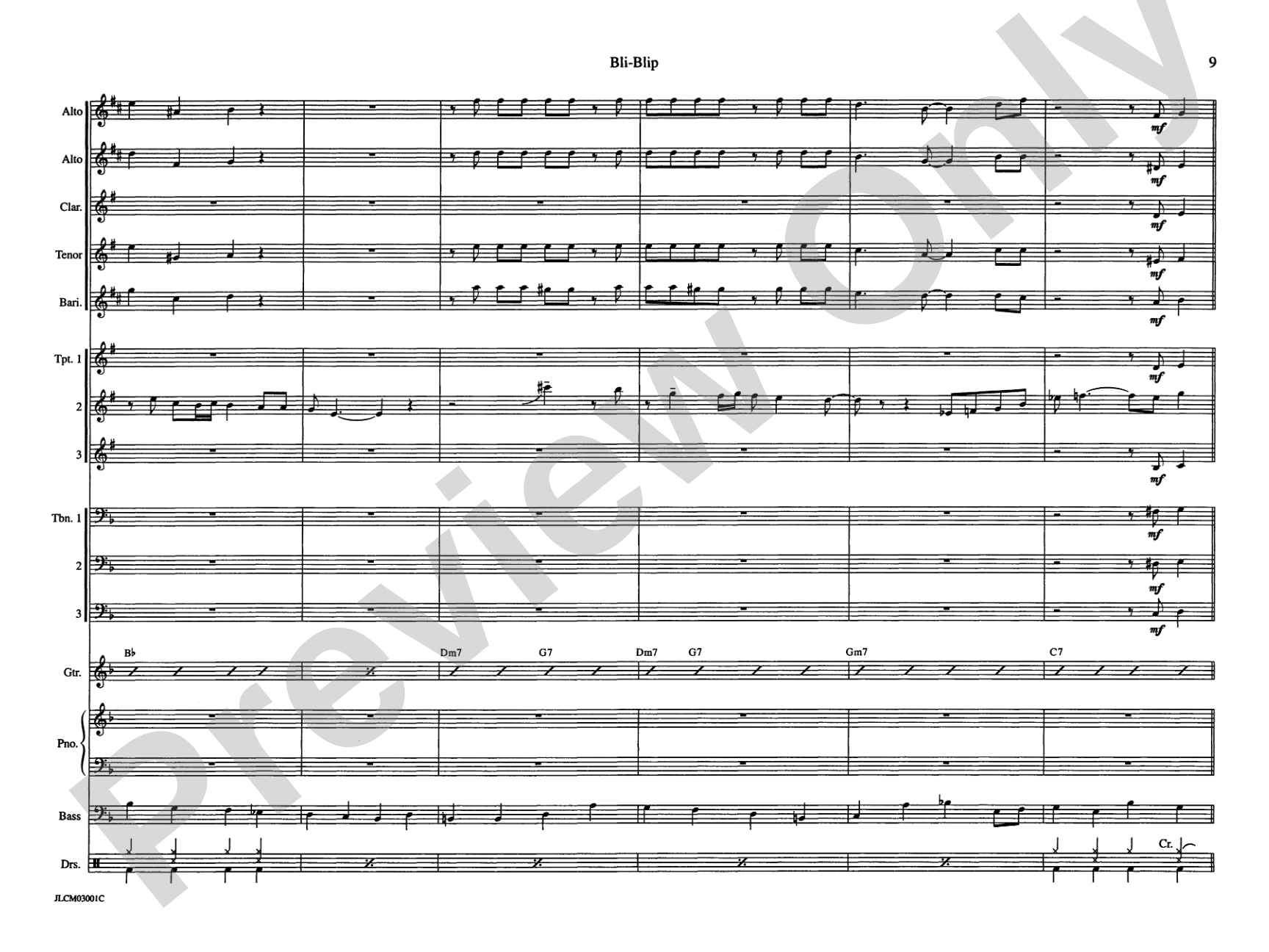 Bli-Blip (from Jump for Joy): Jazz Ensemble Conductor Score & Parts