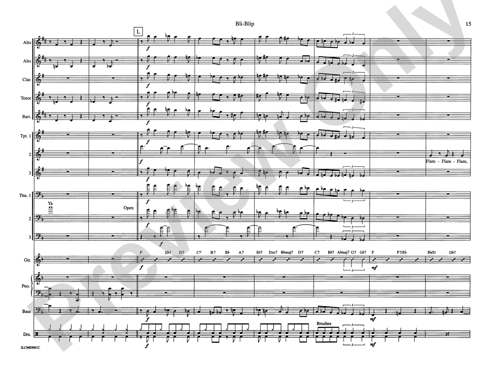 Bli-Blip (from Jump for Joy): Jazz Ensemble Conductor Score & Parts