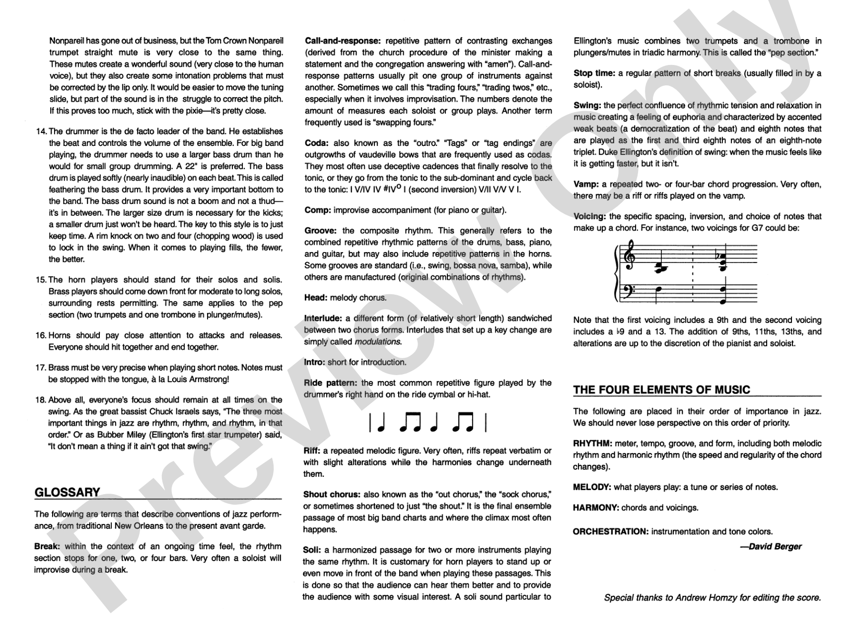 Bli-Blip (from Jump for Joy): Jazz Ensemble Conductor Score & Parts