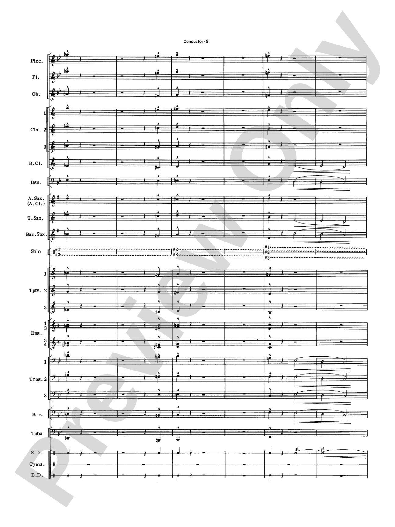 The Homeowners Guide to Making Music: Concert Band Conductor Score & Parts