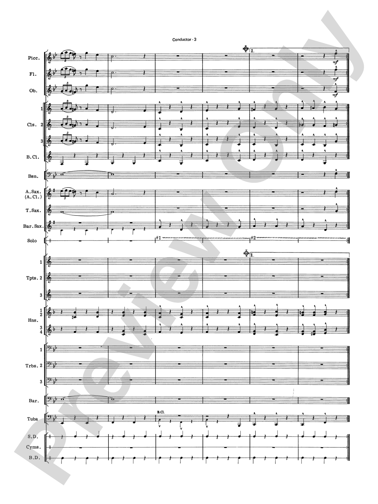 The Homeowners Guide to Making Music: Concert Band Conductor Score & Parts