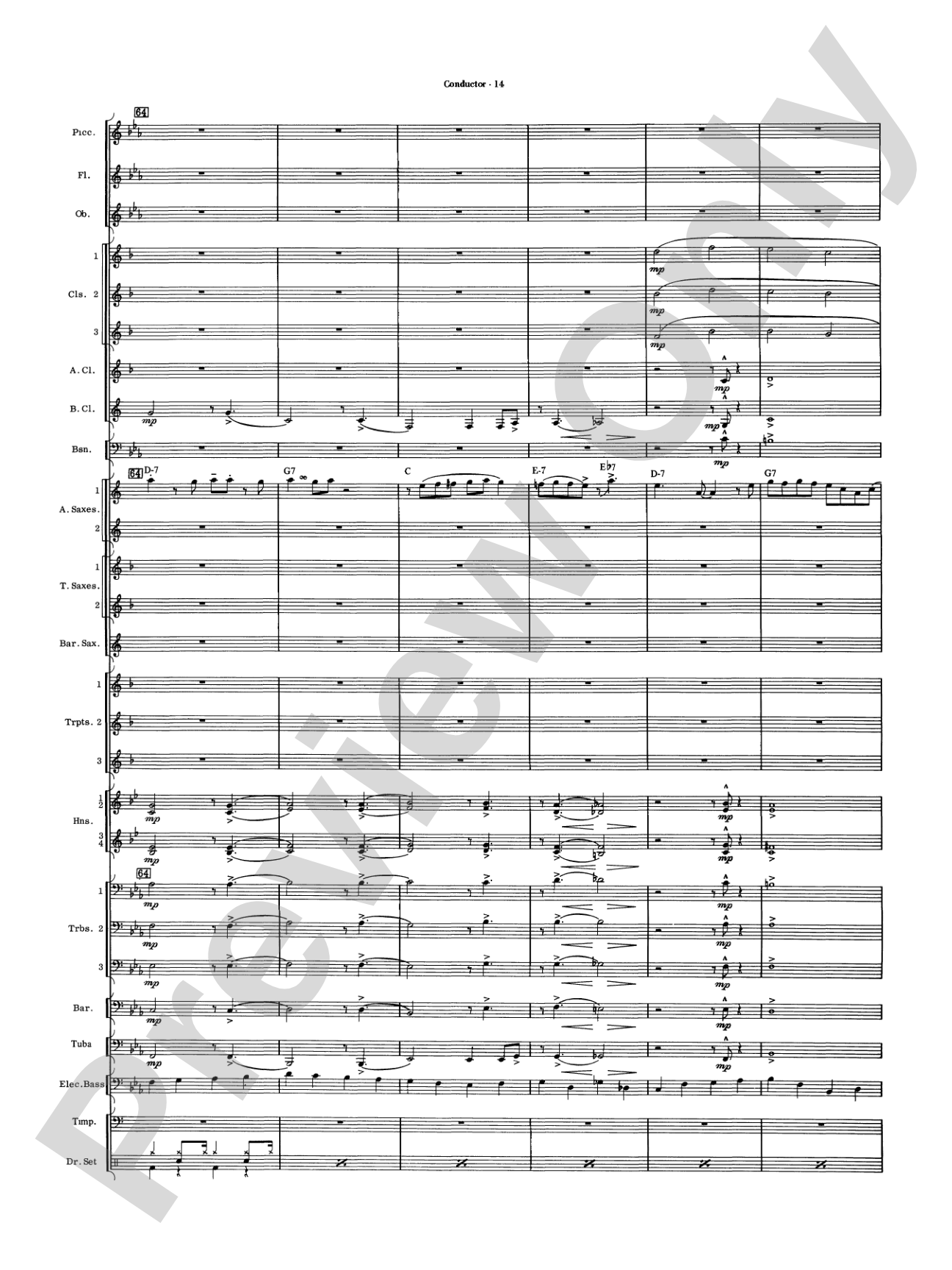 Five to Go: Concert Band Conductor Score & Parts