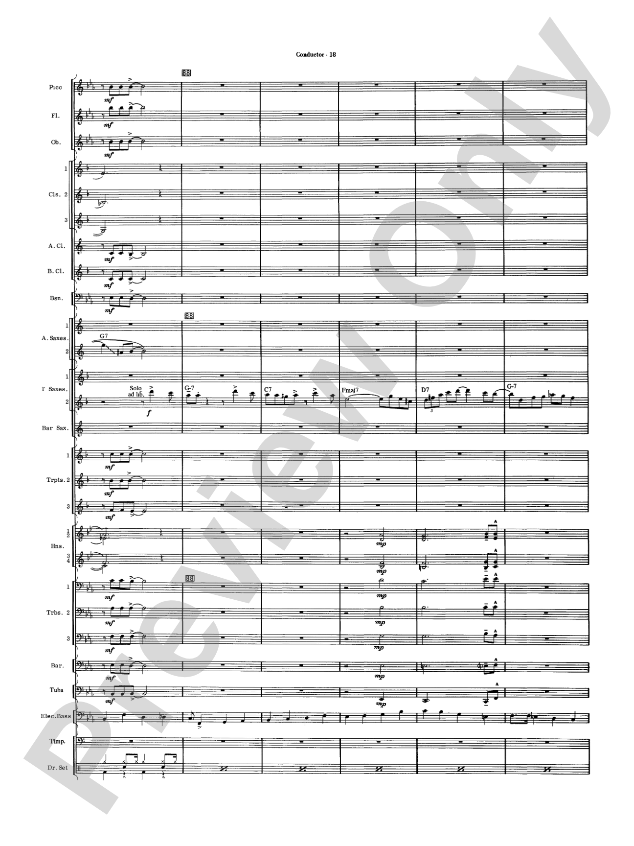 Five to Go: Concert Band Conductor Score & Parts
