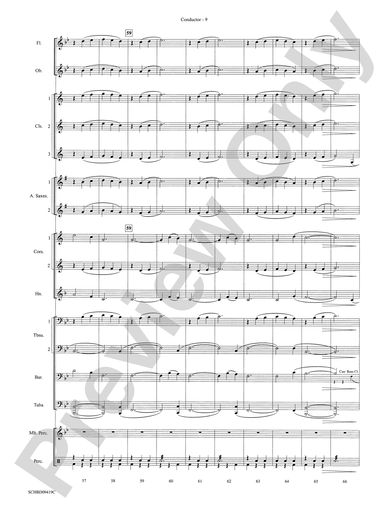 Astro Overture: Concert Band Conductor Score & Parts