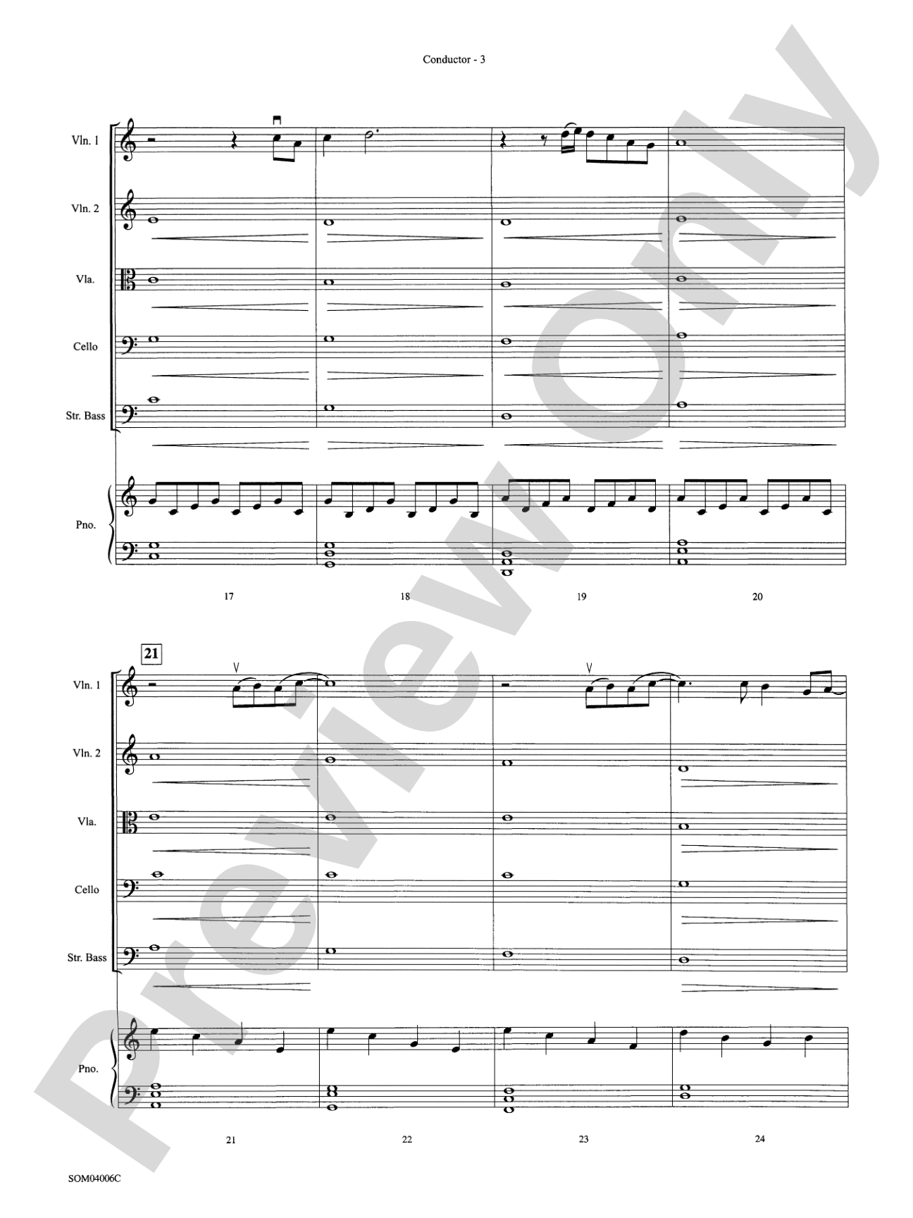 Into the West (from The Lord of the Rings: The Return of the King): String Orchestra Conductor Score & Parts