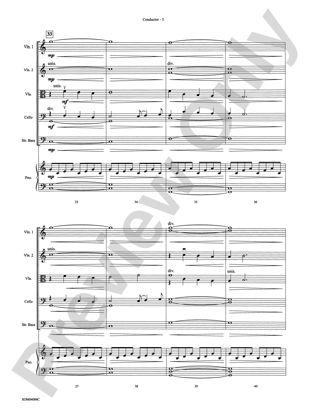 Into the West (from The Lord of the Rings: The Return of the King): String Orchestra Conductor Score & Parts