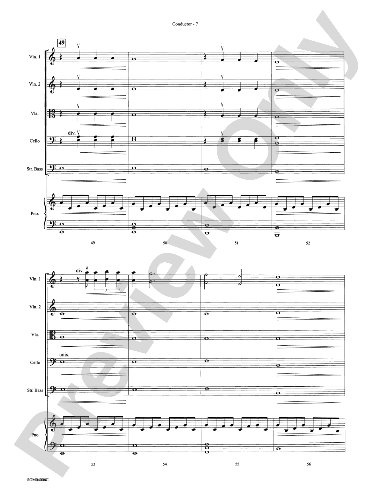 Into the West (from The Lord of the Rings: The Return of the King): String Orchestra Conductor Score & Parts