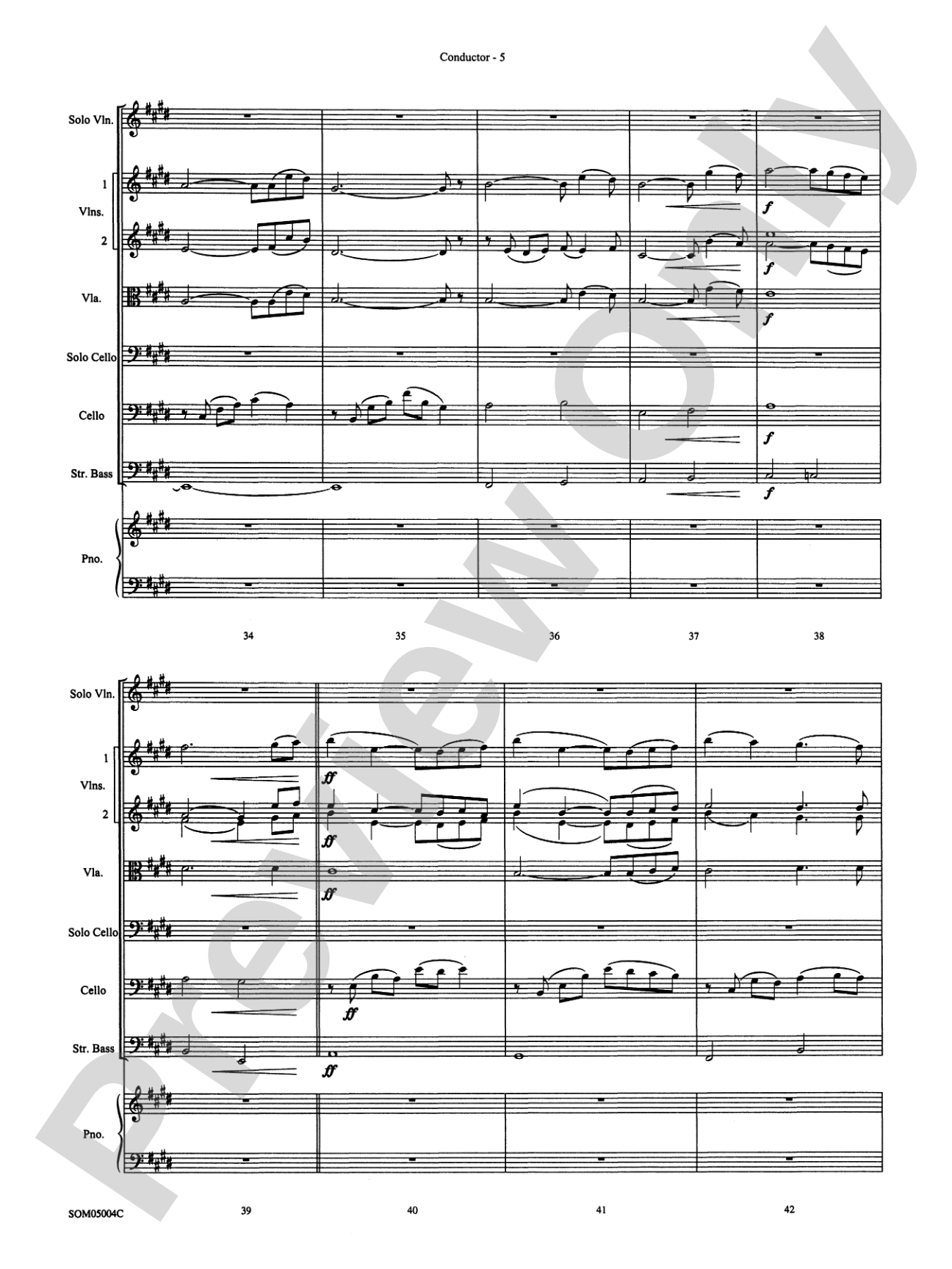 Love Affair, Theme from: String Orchestra Conductor Score & Parts