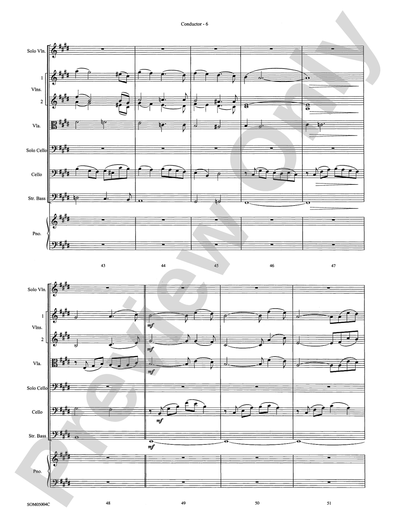 Love Affair, Theme from: String Orchestra Conductor Score & Parts