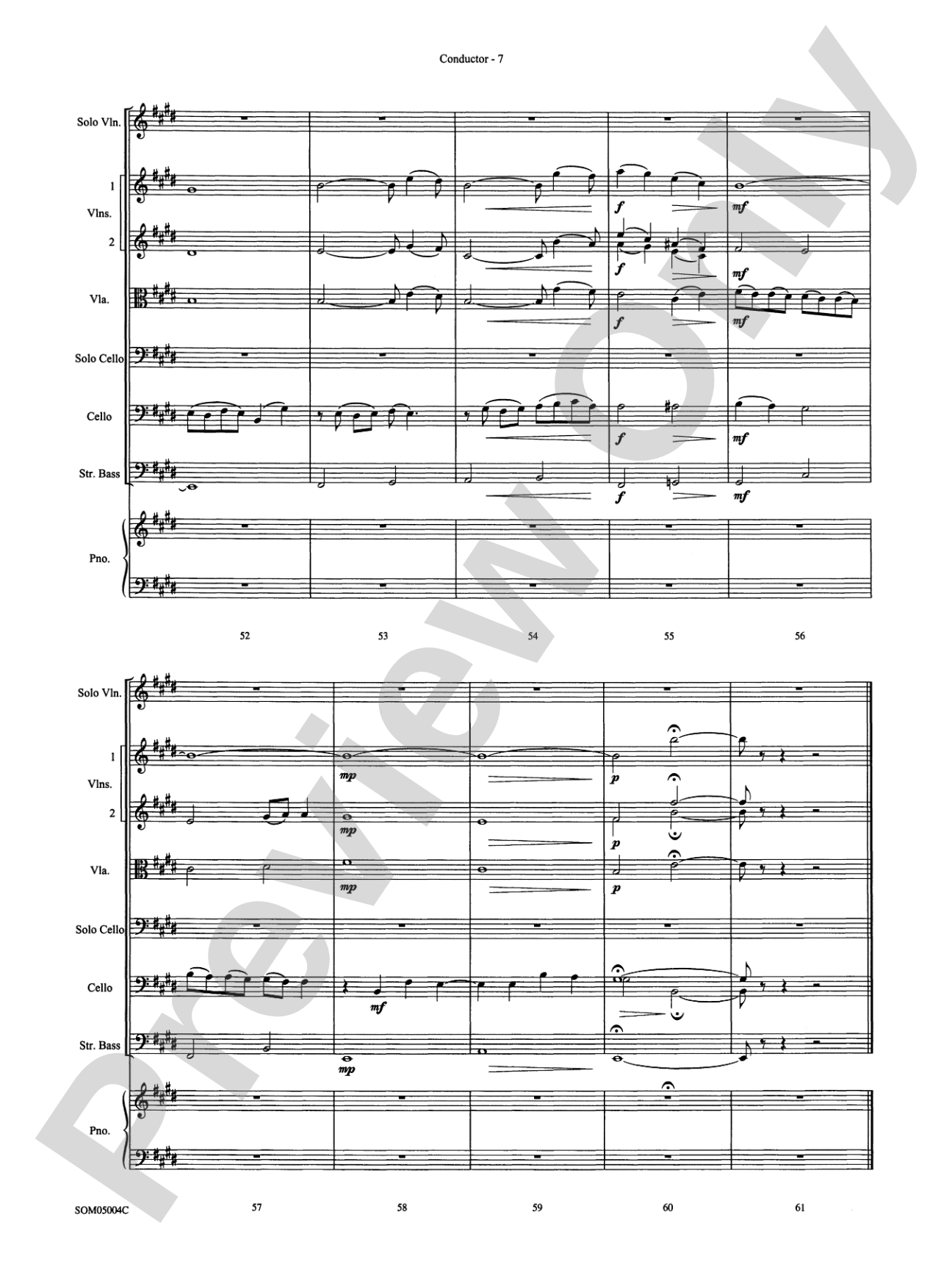 Love Affair, Theme from: String Orchestra Conductor Score & Parts