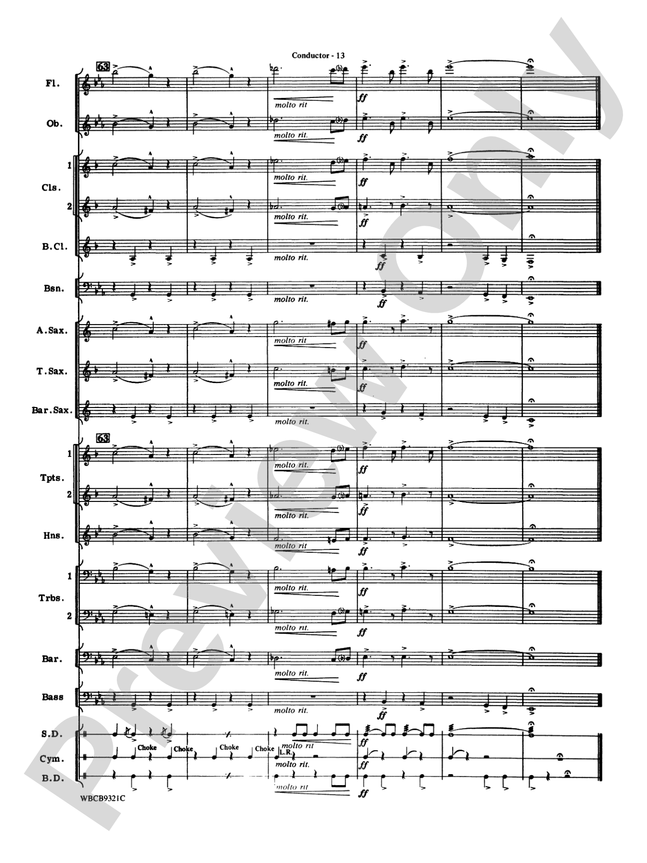Star Wars® Saga, Highlights from the: Concert Band Conductor Score & Parts