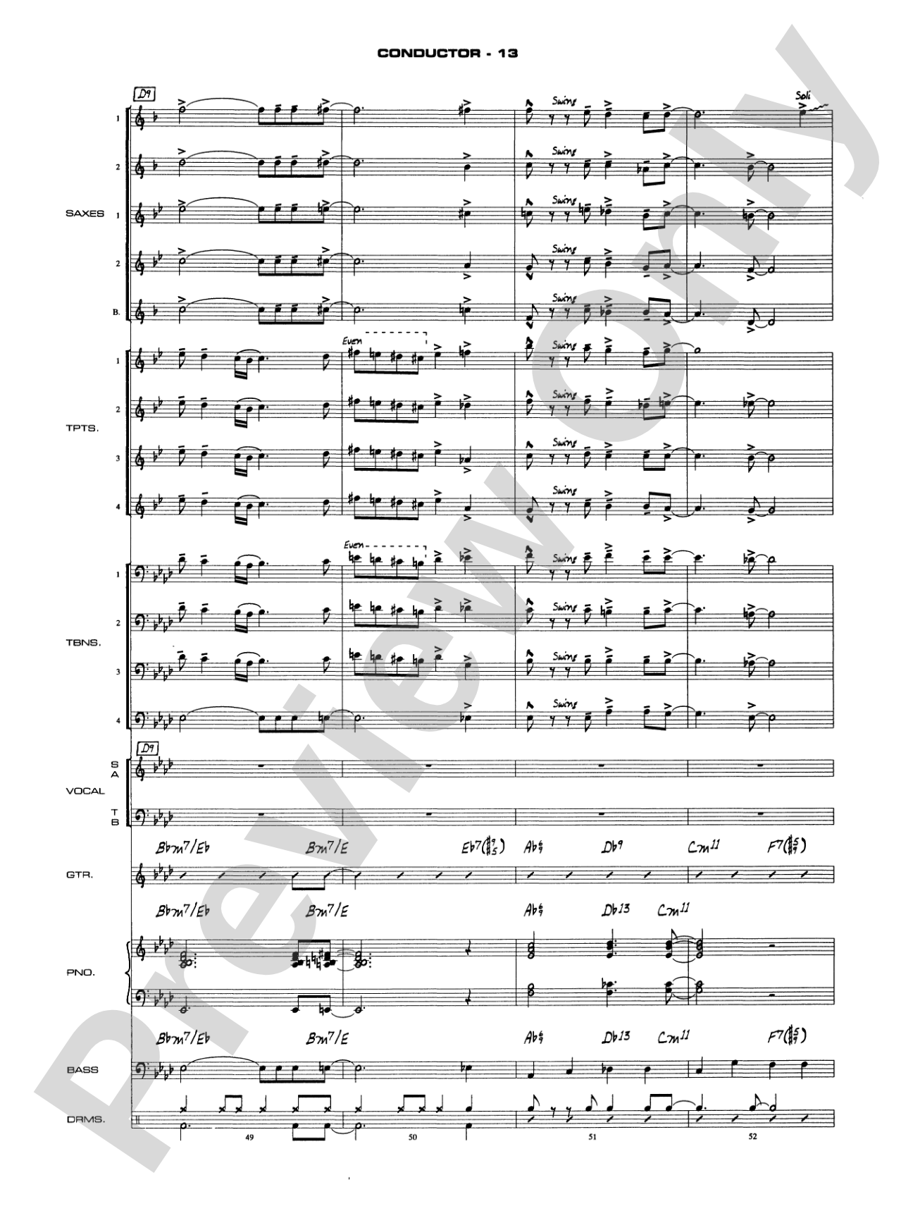 As Time Goes By: Vocal Solo with Jazz Ensemble Conductor Score & Parts