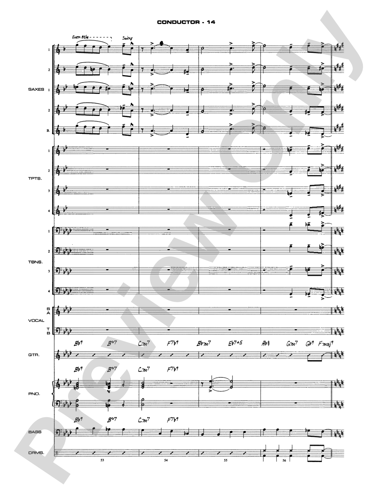 As Time Goes By: Vocal Solo with Jazz Ensemble Conductor Score & Parts