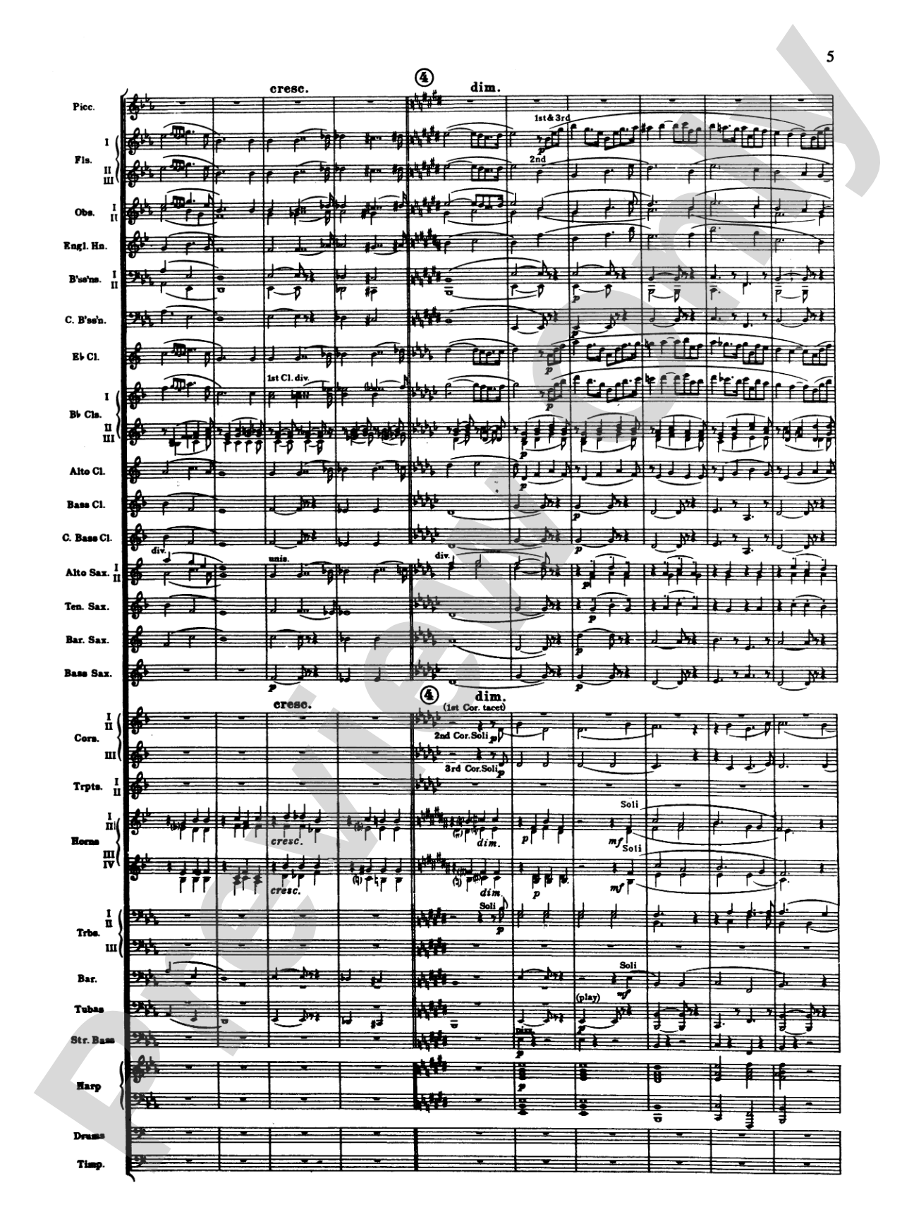 Elsa's Procession to the Cathedral: Concert Band Conductor Score & Parts