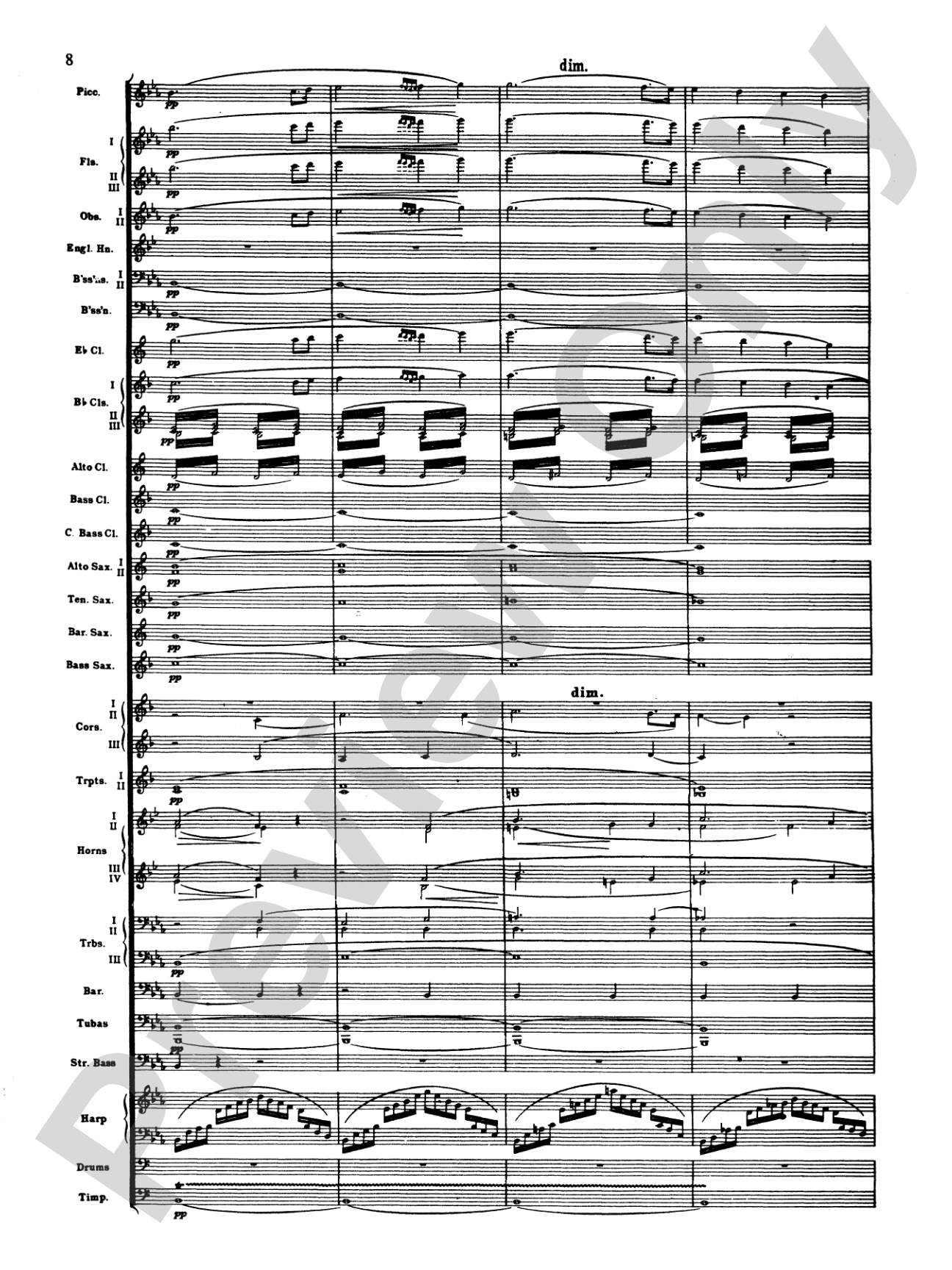 Elsa's Procession to the Cathedral: Concert Band Conductor Score & Parts
