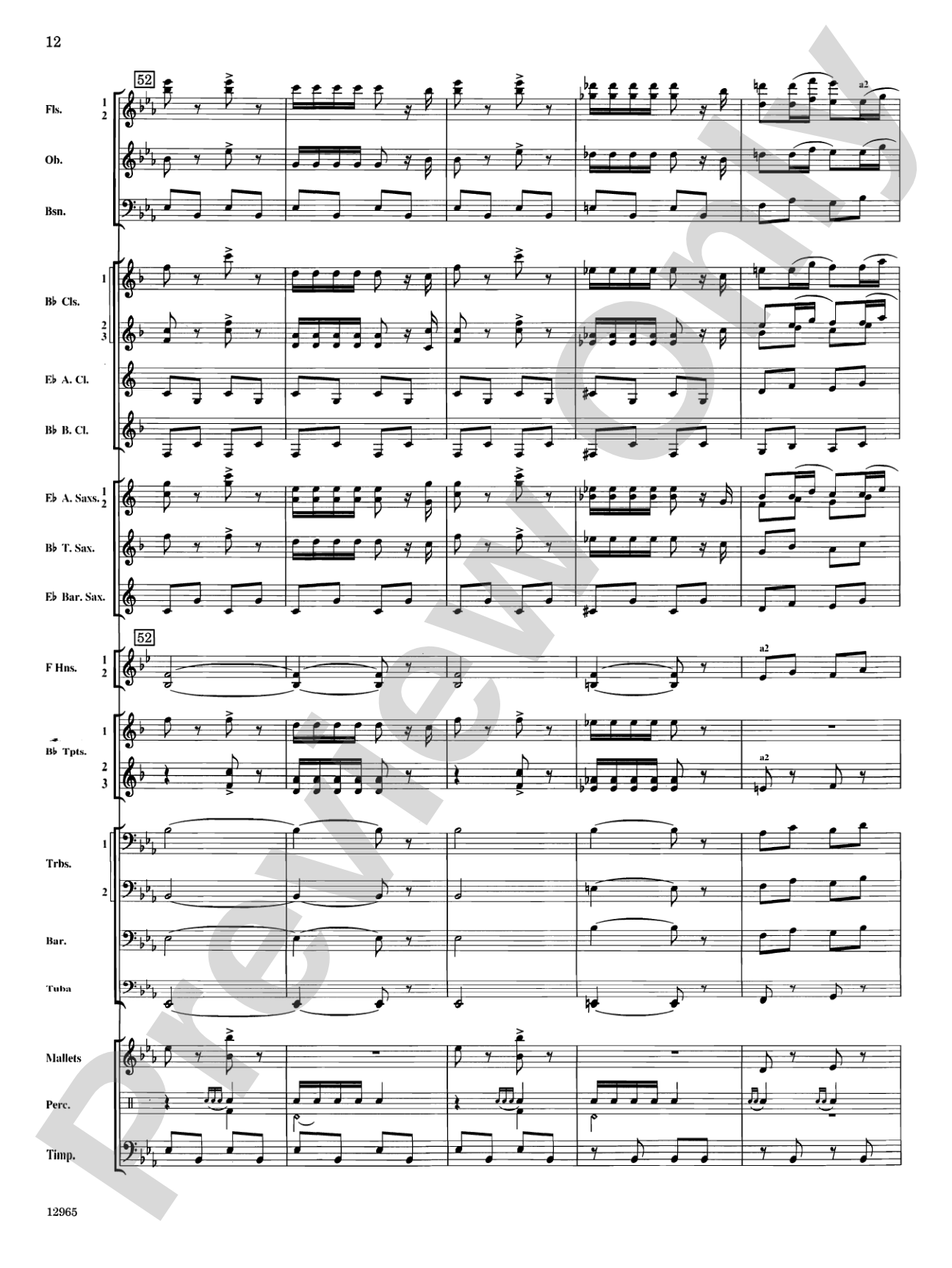 March and Procession of Bacchus: Concert Band Conductor Score & Parts