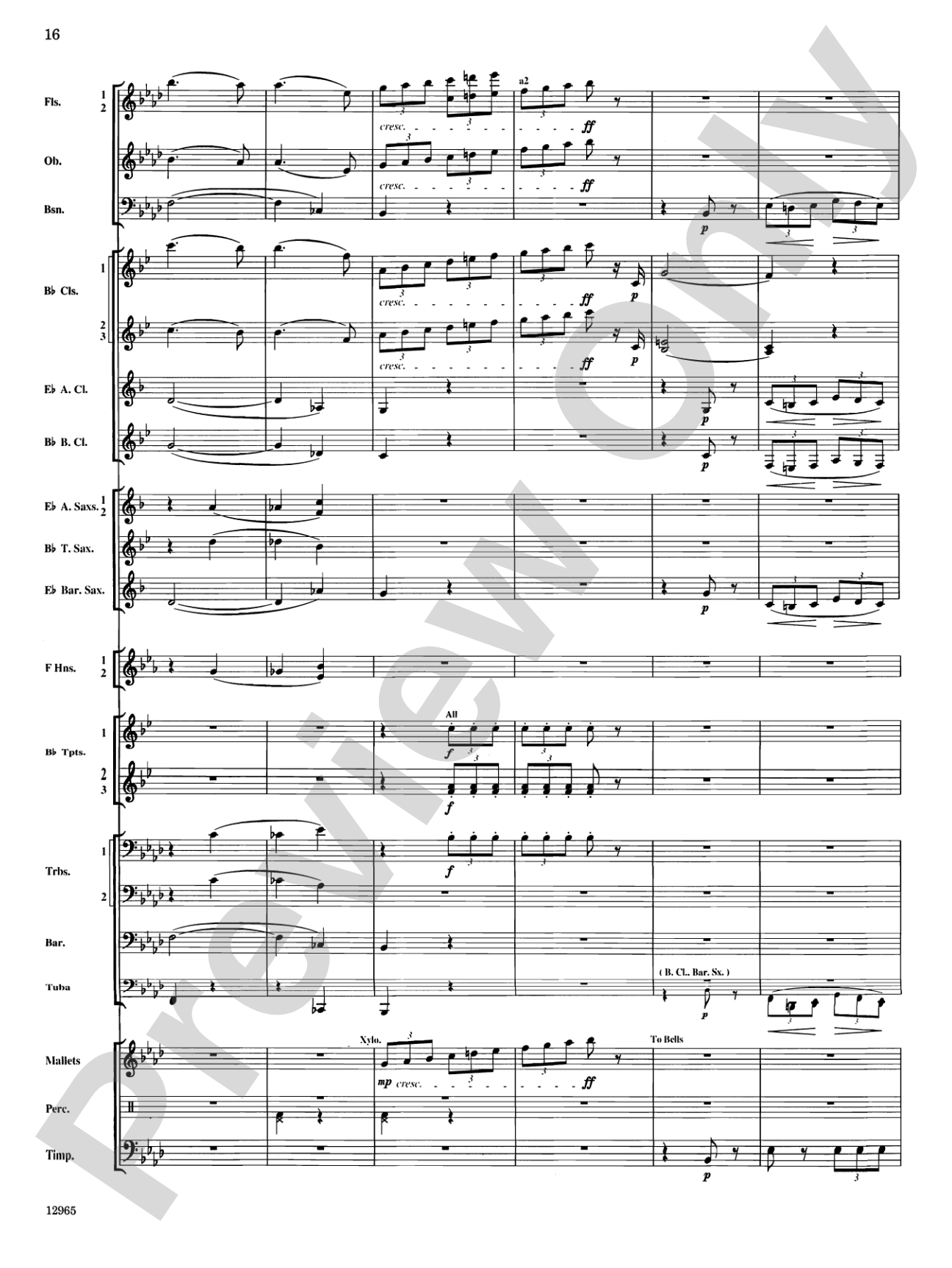 March and Procession of Bacchus: Concert Band Conductor Score & Parts