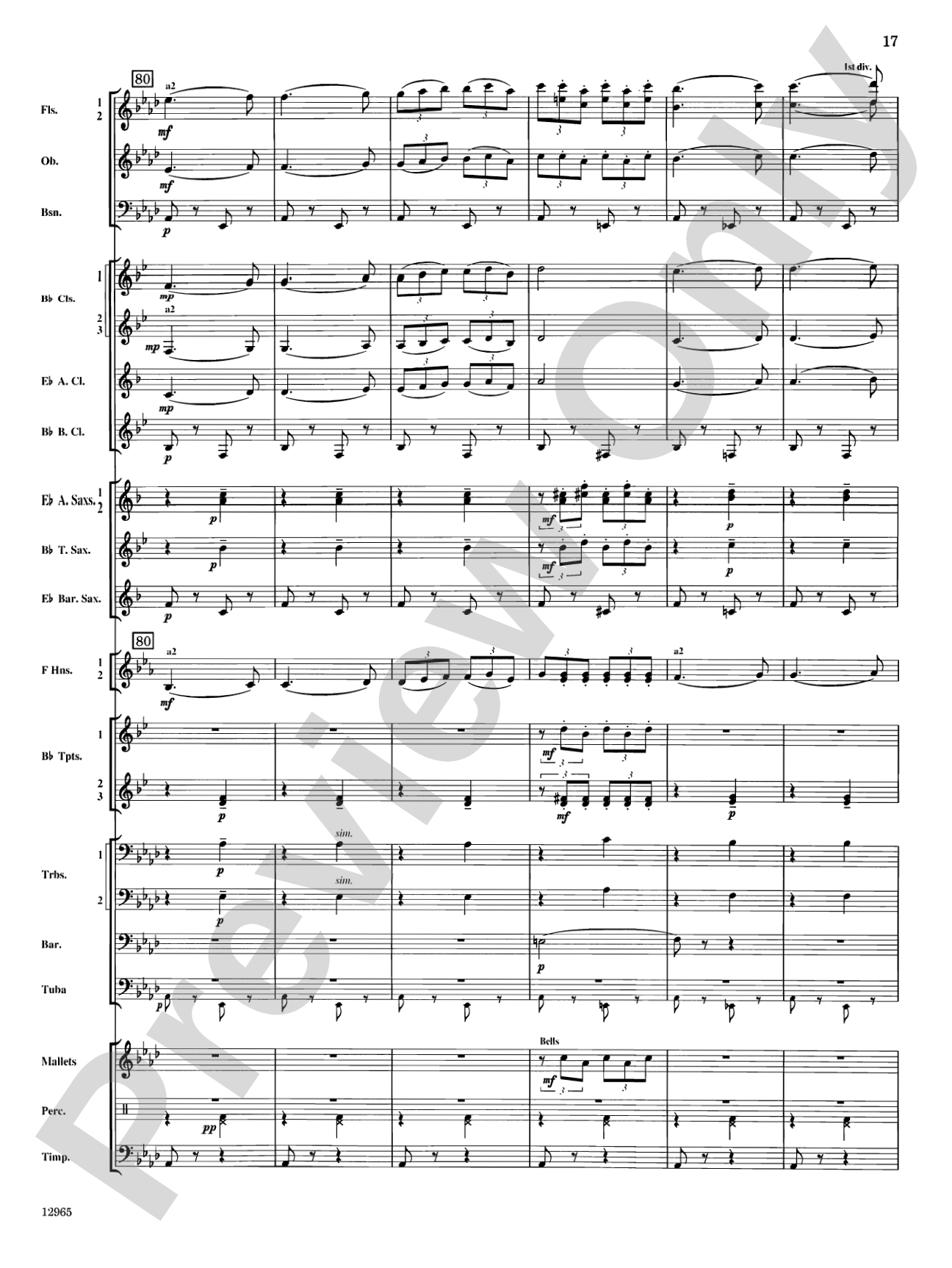 March and Procession of Bacchus: Concert Band Conductor Score & Parts