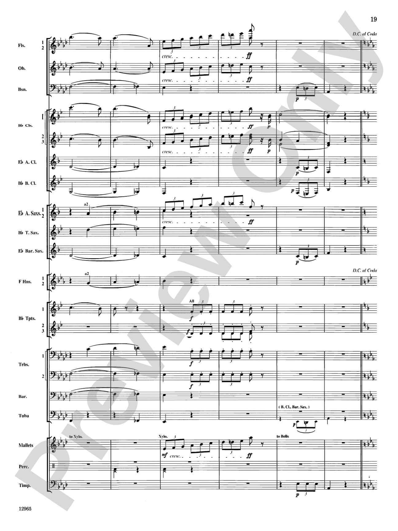 March and Procession of Bacchus: Concert Band Conductor Score & Parts