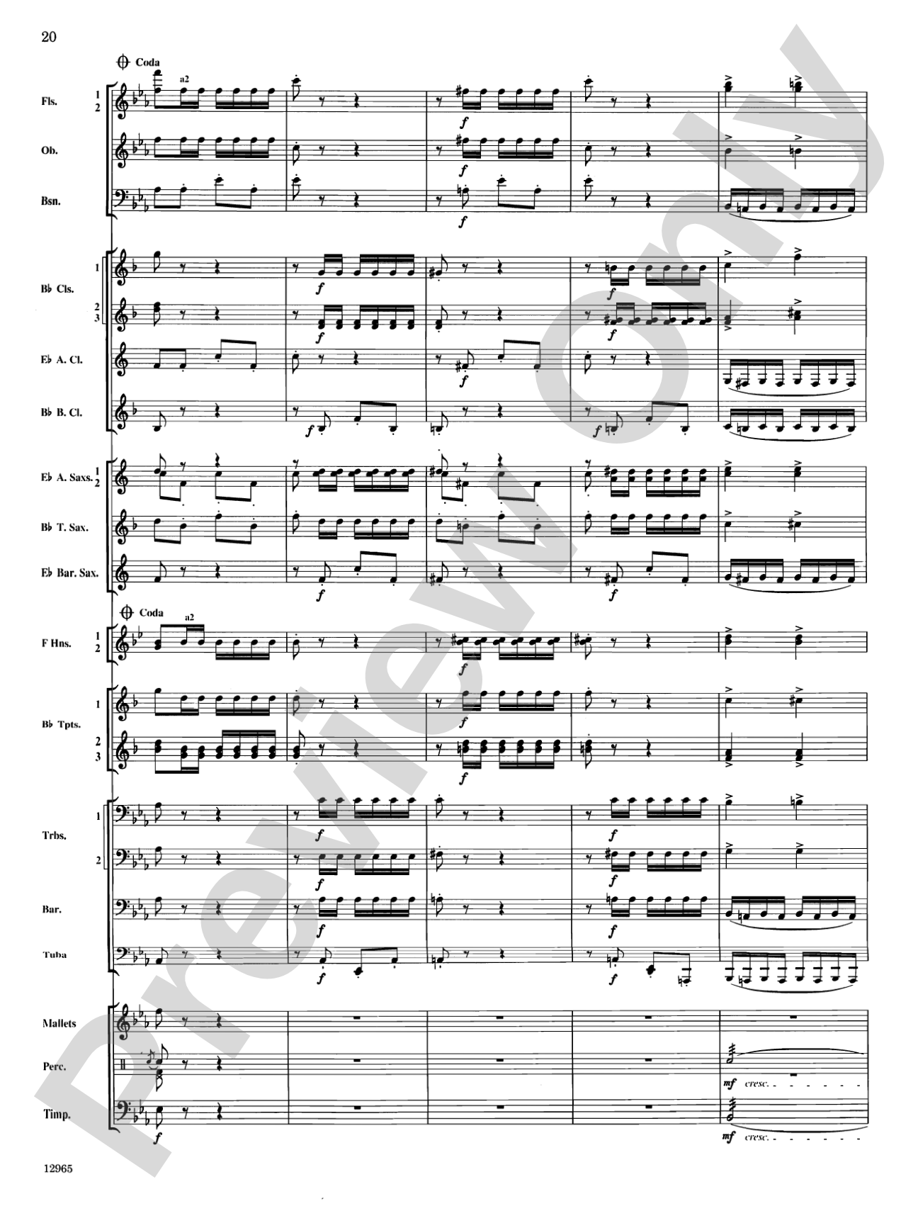 March and Procession of Bacchus: Concert Band Conductor Score & Parts