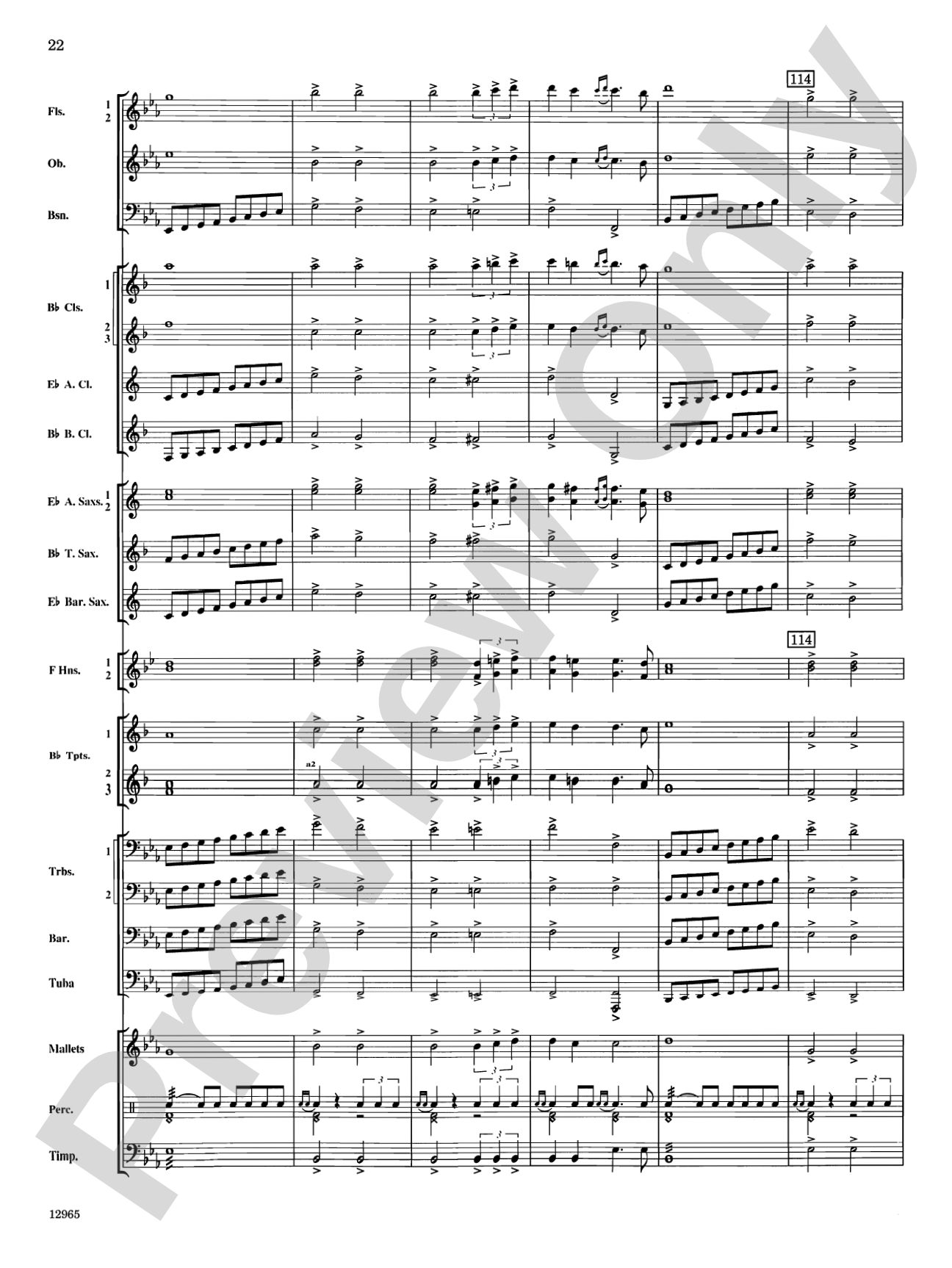 March and Procession of Bacchus: Concert Band Conductor Score & Parts