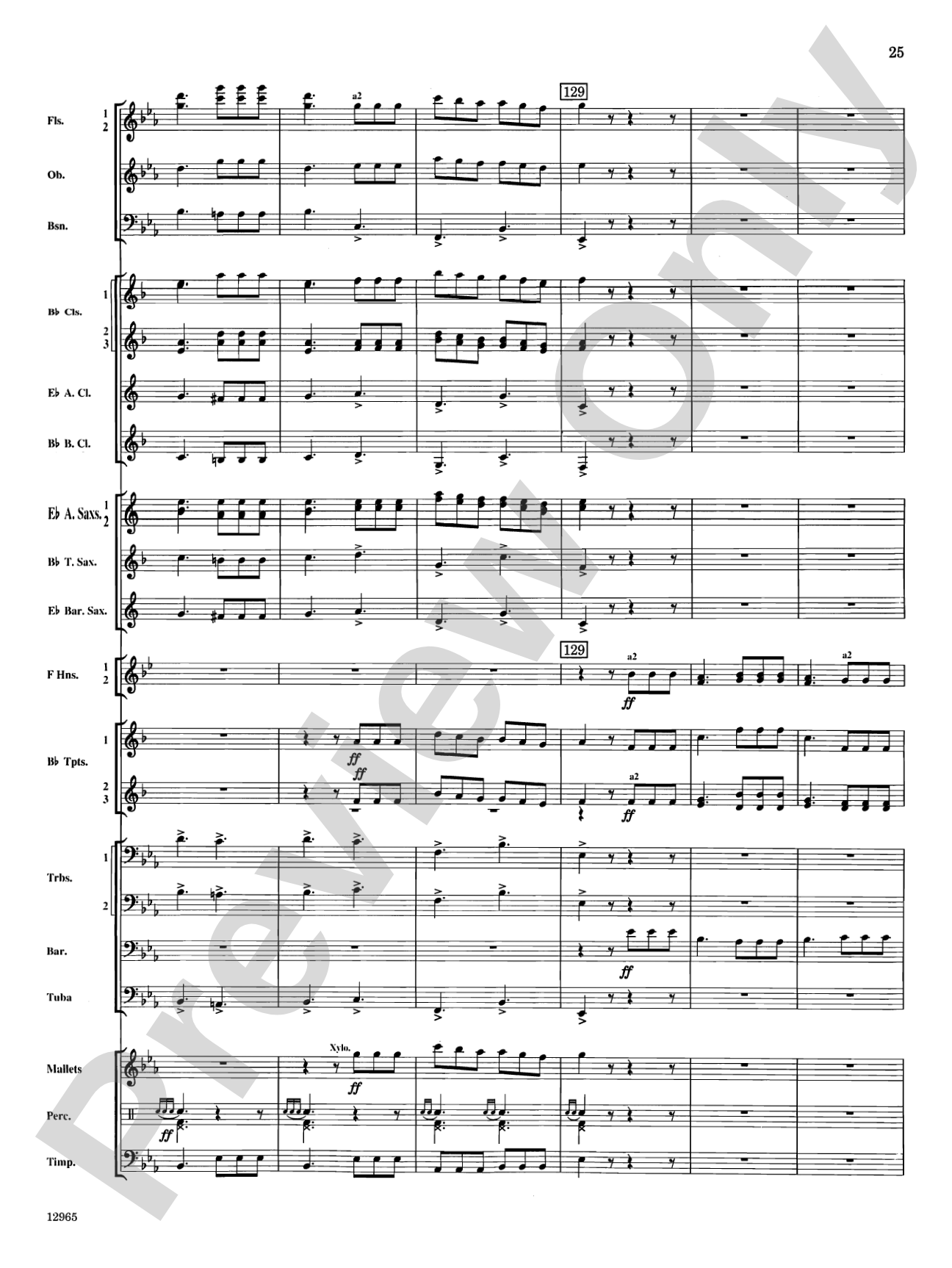 March and Procession of Bacchus: Concert Band Conductor Score & Parts