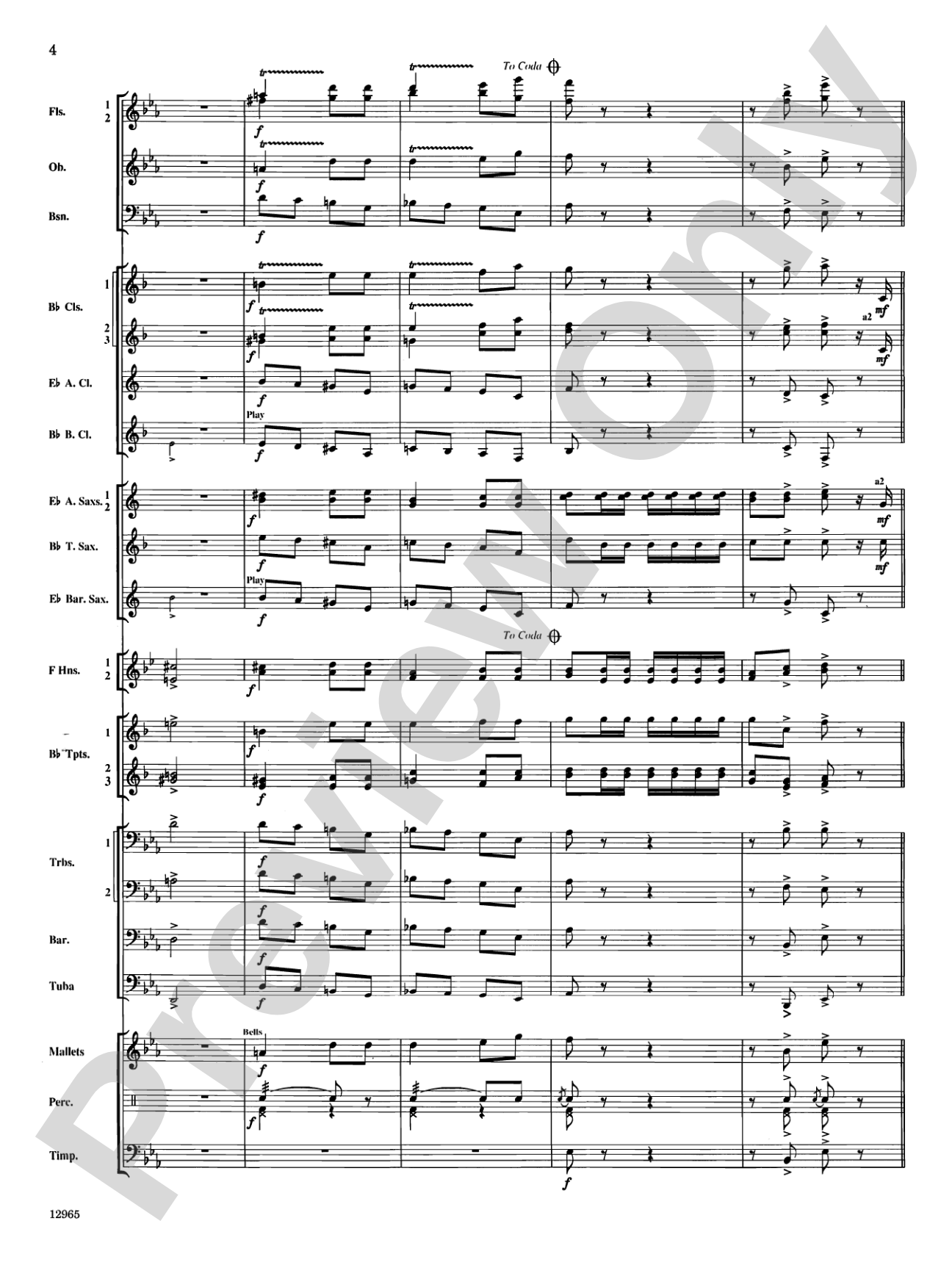 March and Procession of Bacchus: Concert Band Conductor Score & Parts