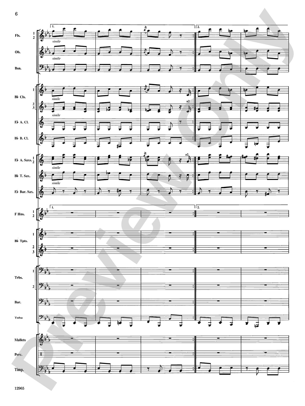 March and Procession of Bacchus: Concert Band Conductor Score & Parts