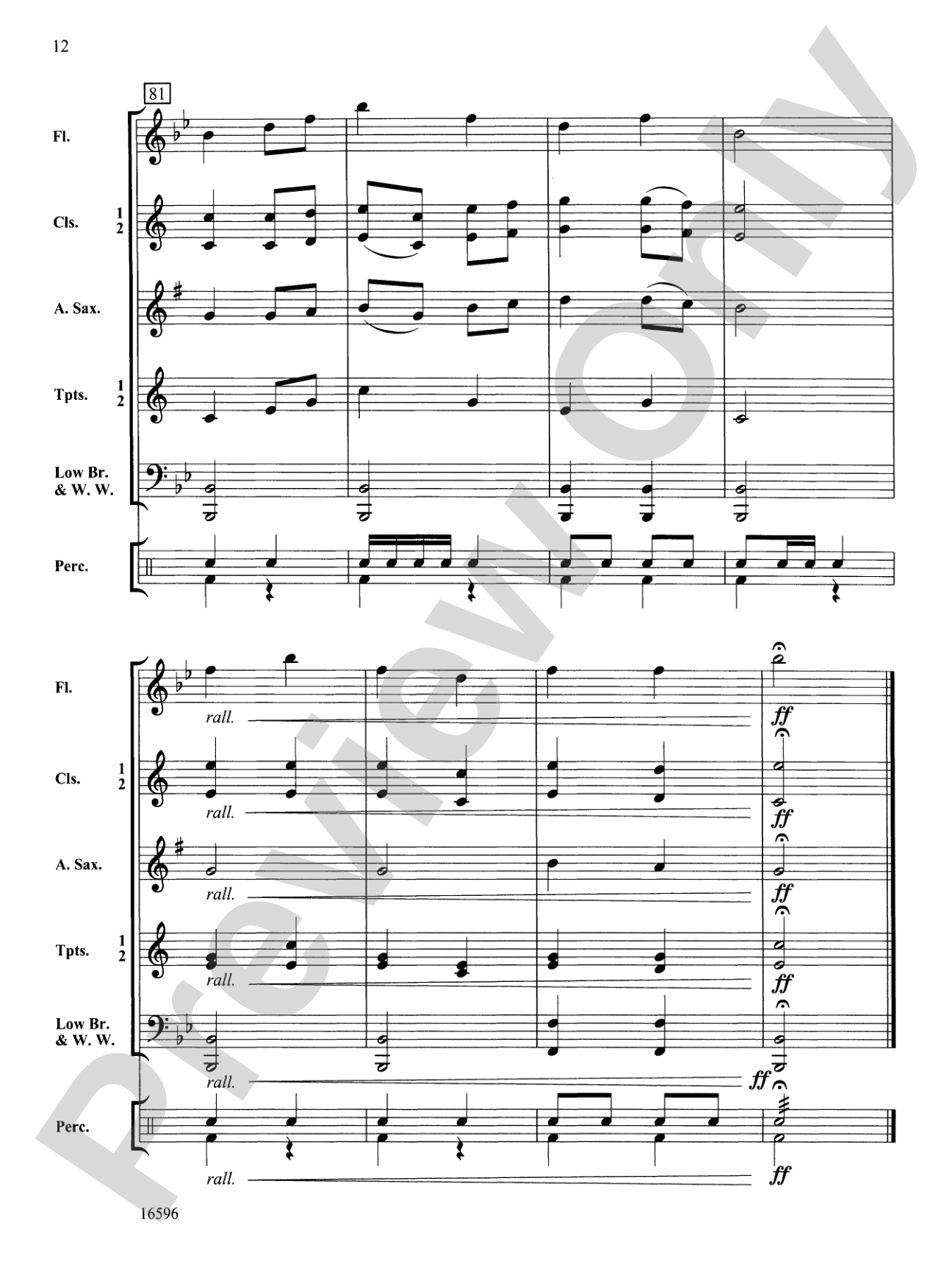A Shaker March: Concert Band Conductor Score & Parts