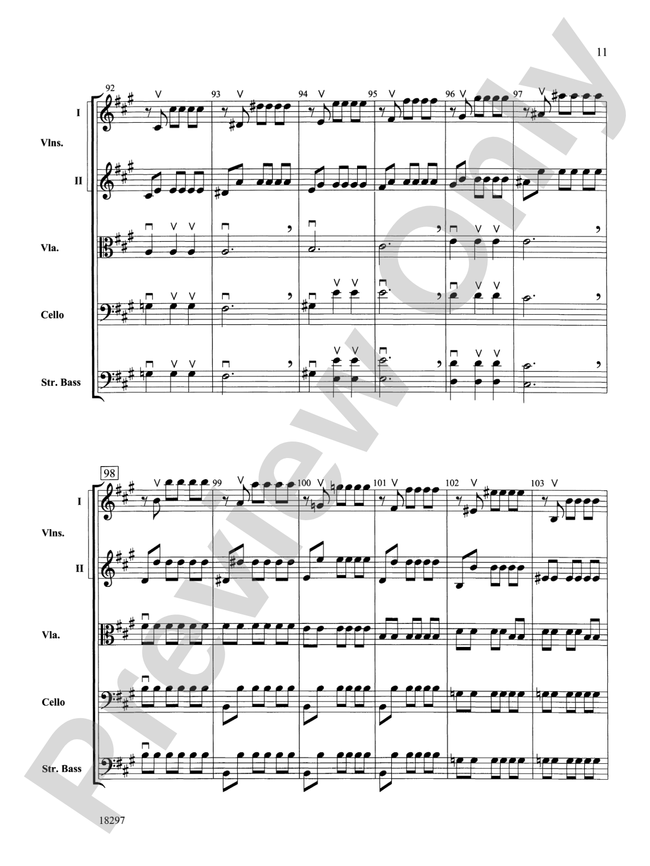 Farewell Symphony, 1st Movement: String Orchestra Conductor Score & Parts