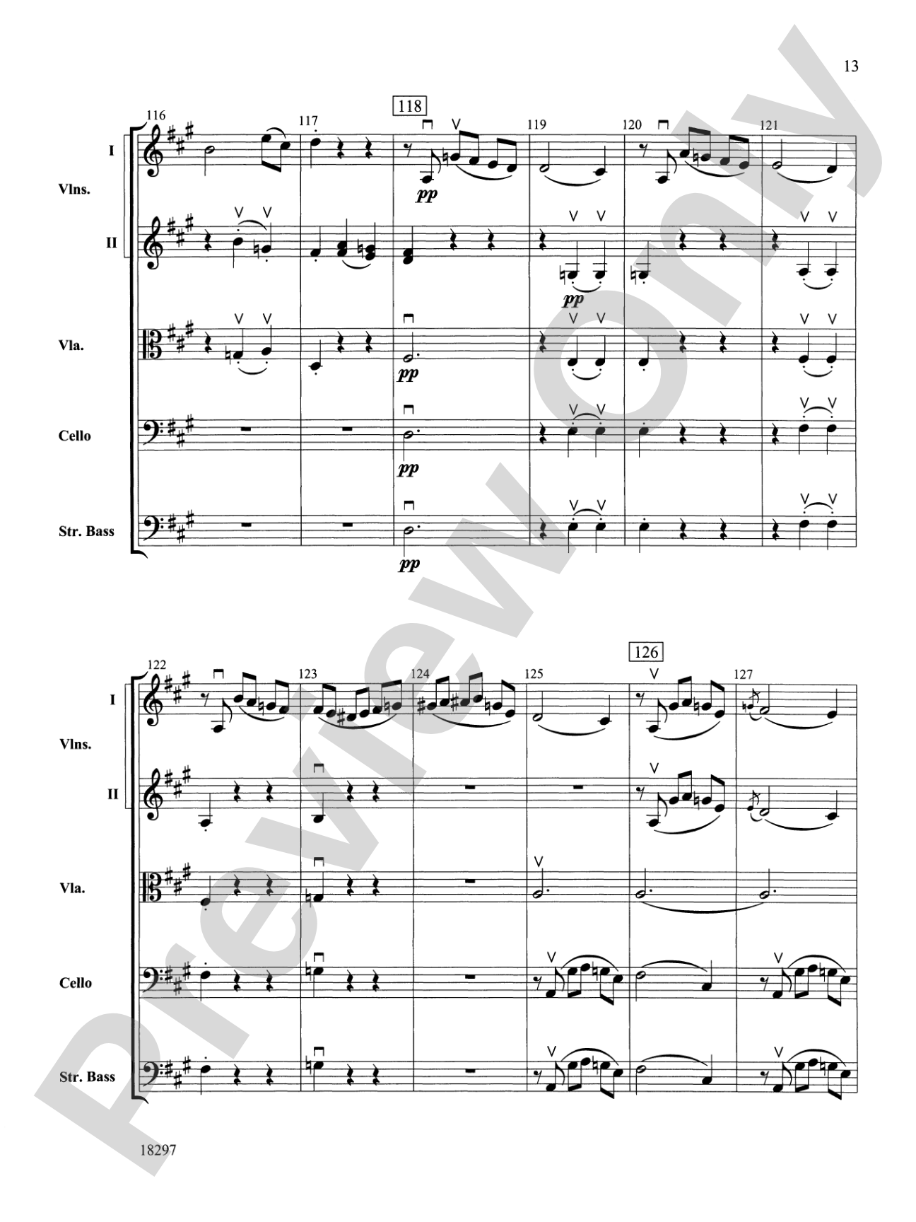 Farewell Symphony, 1st Movement: String Orchestra Conductor Score & Parts