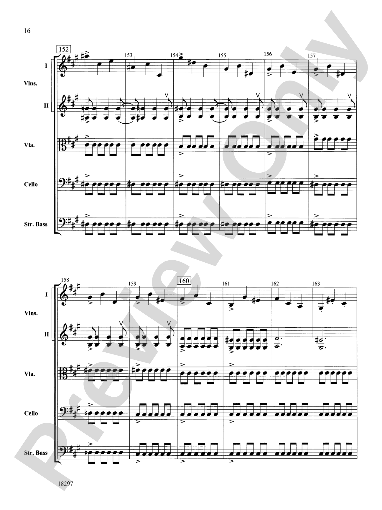 Farewell Symphony, 1st Movement: String Orchestra Conductor Score & Parts
